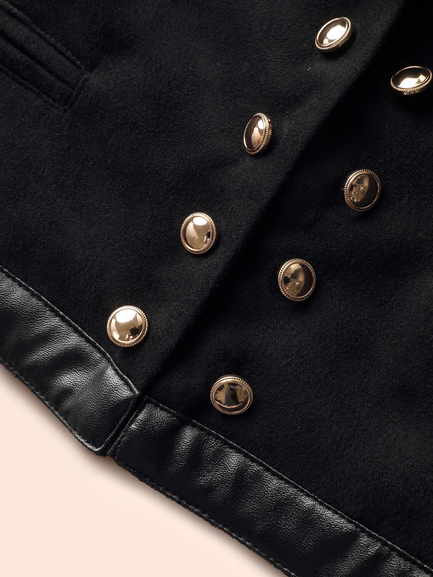 Stretchy Suede Waist Cinching Vest - Image 6