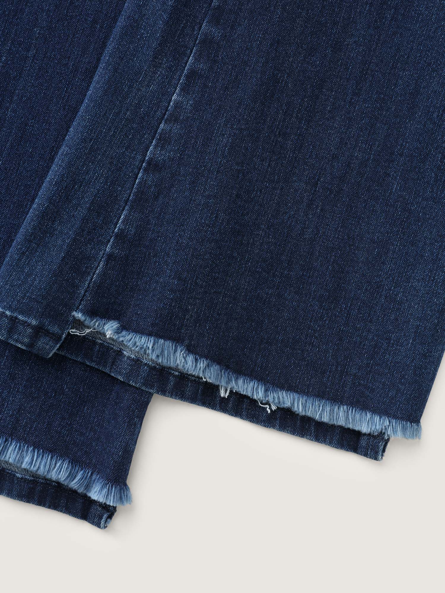 Supersoft Thigh Friendly Ripped Hem Flare Jeans - Image 8