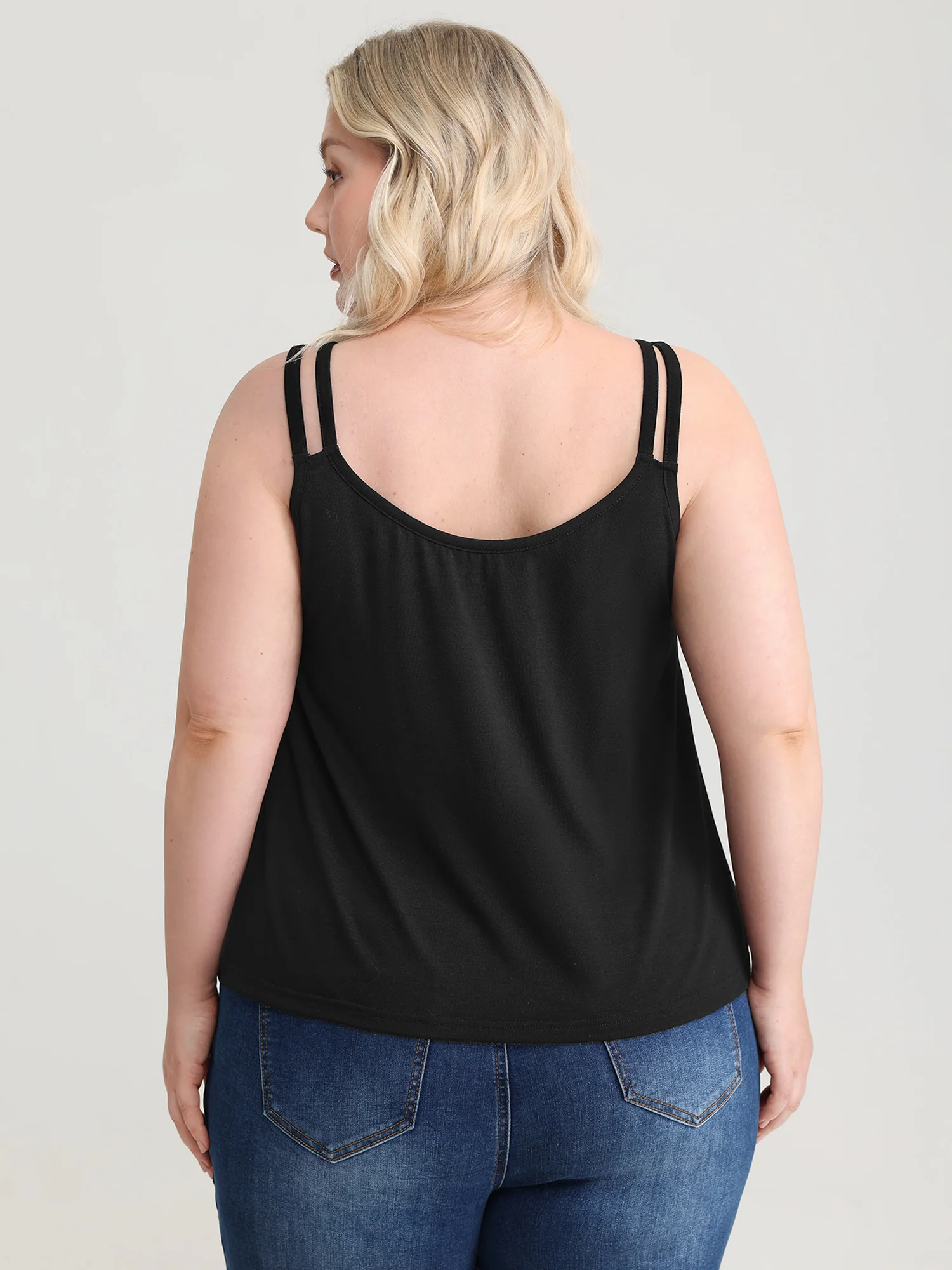 Stretchy Supportive In-Built Bra Tank Top - Image 5