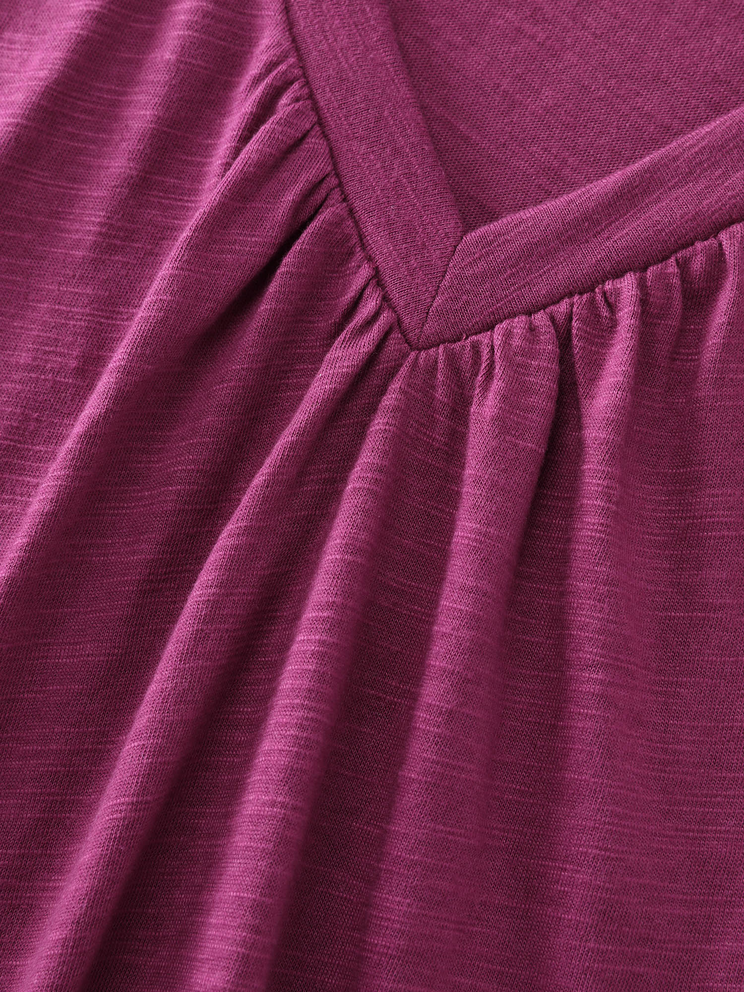 Stretchy Textured Flared Sleeve T-Shirt - Image 6