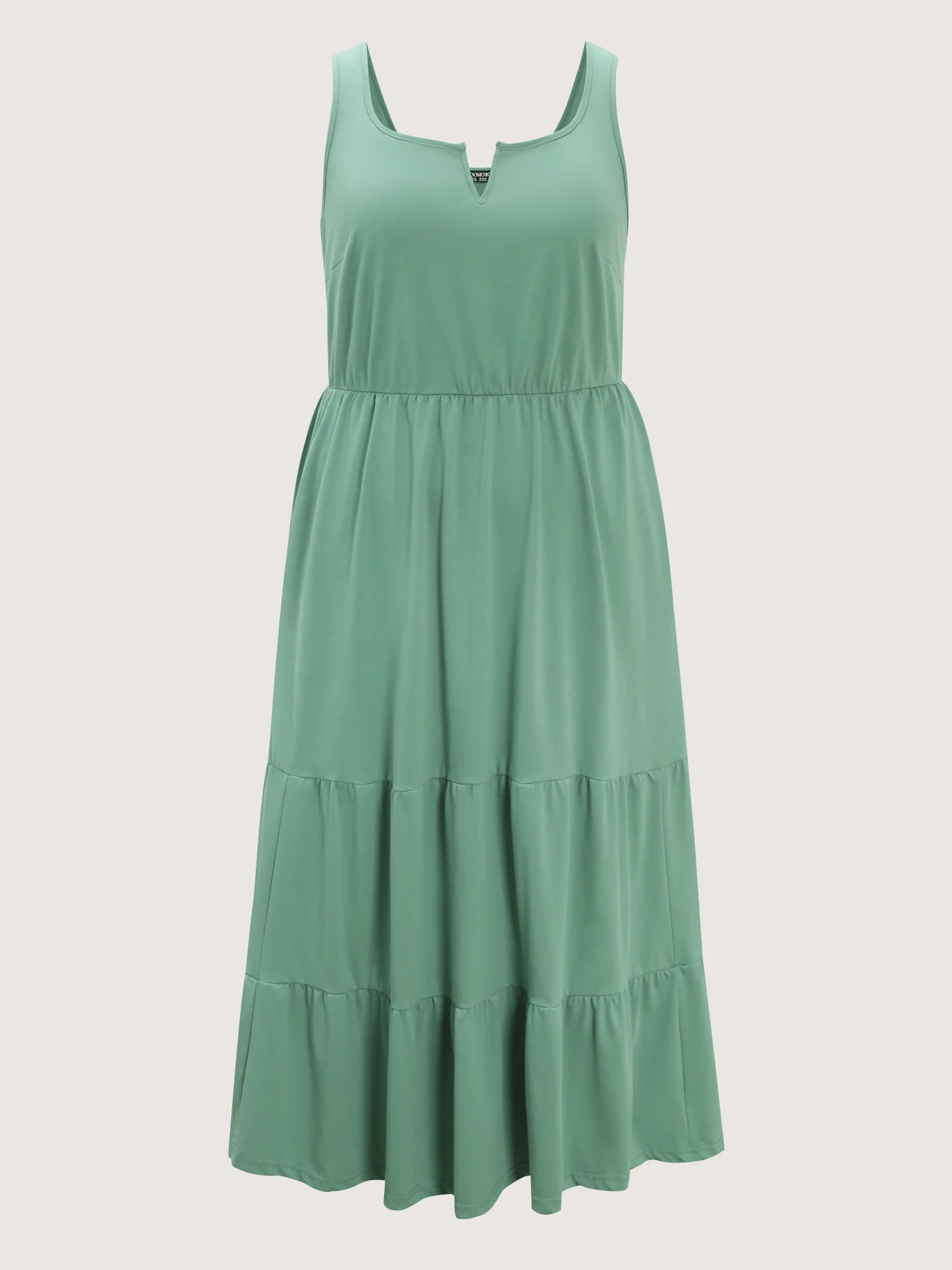 Stretchy Tiered Flowy Maxi Dress - Image 9