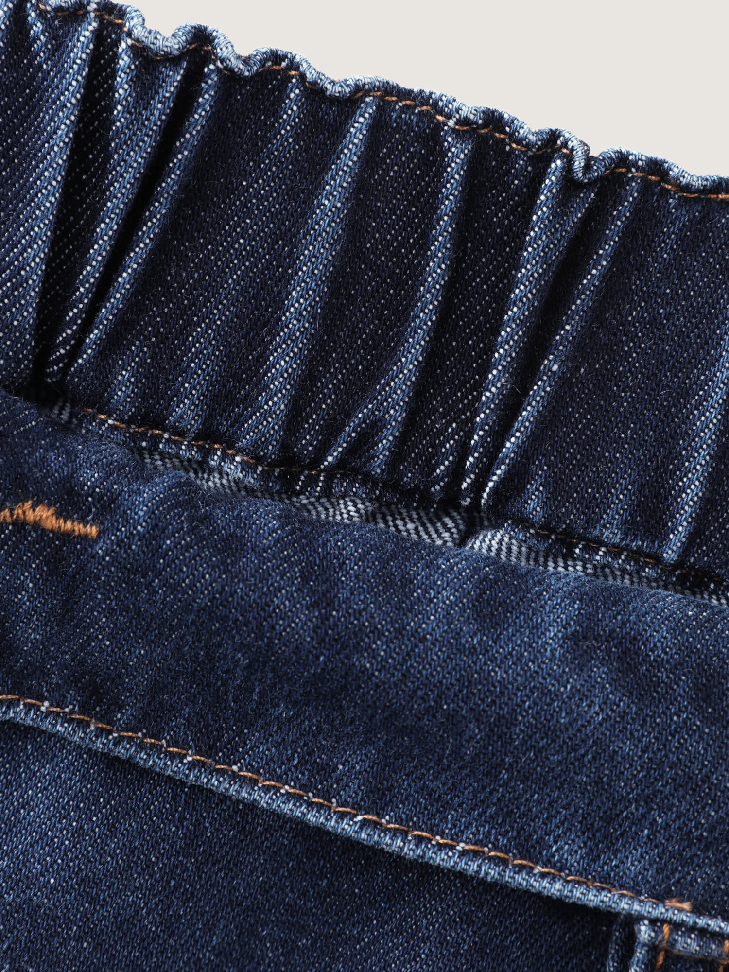 Stretchy Waist Bootcut Maxi Denim Skirt - Image 6