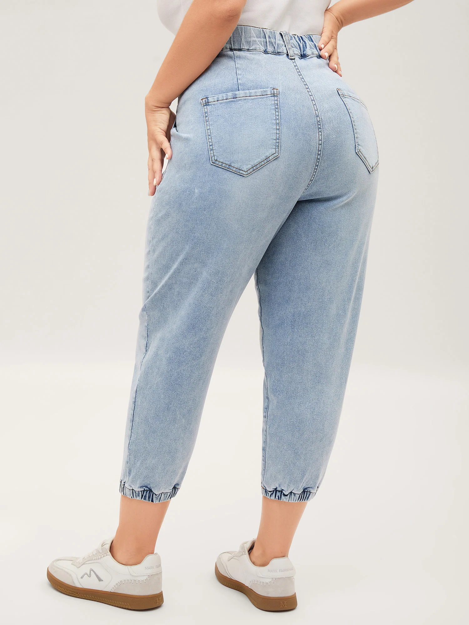 Stretchy Waist Boyfriend Jeans - Image 5