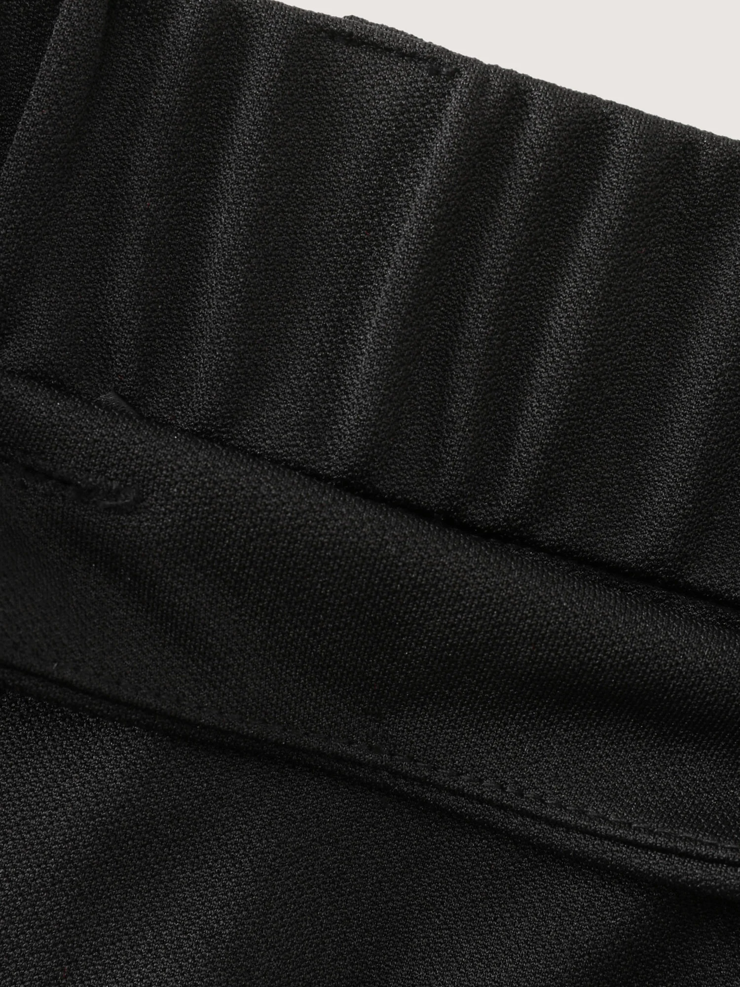 Stretchy Waist Crease Line Flared Pants - Image 6