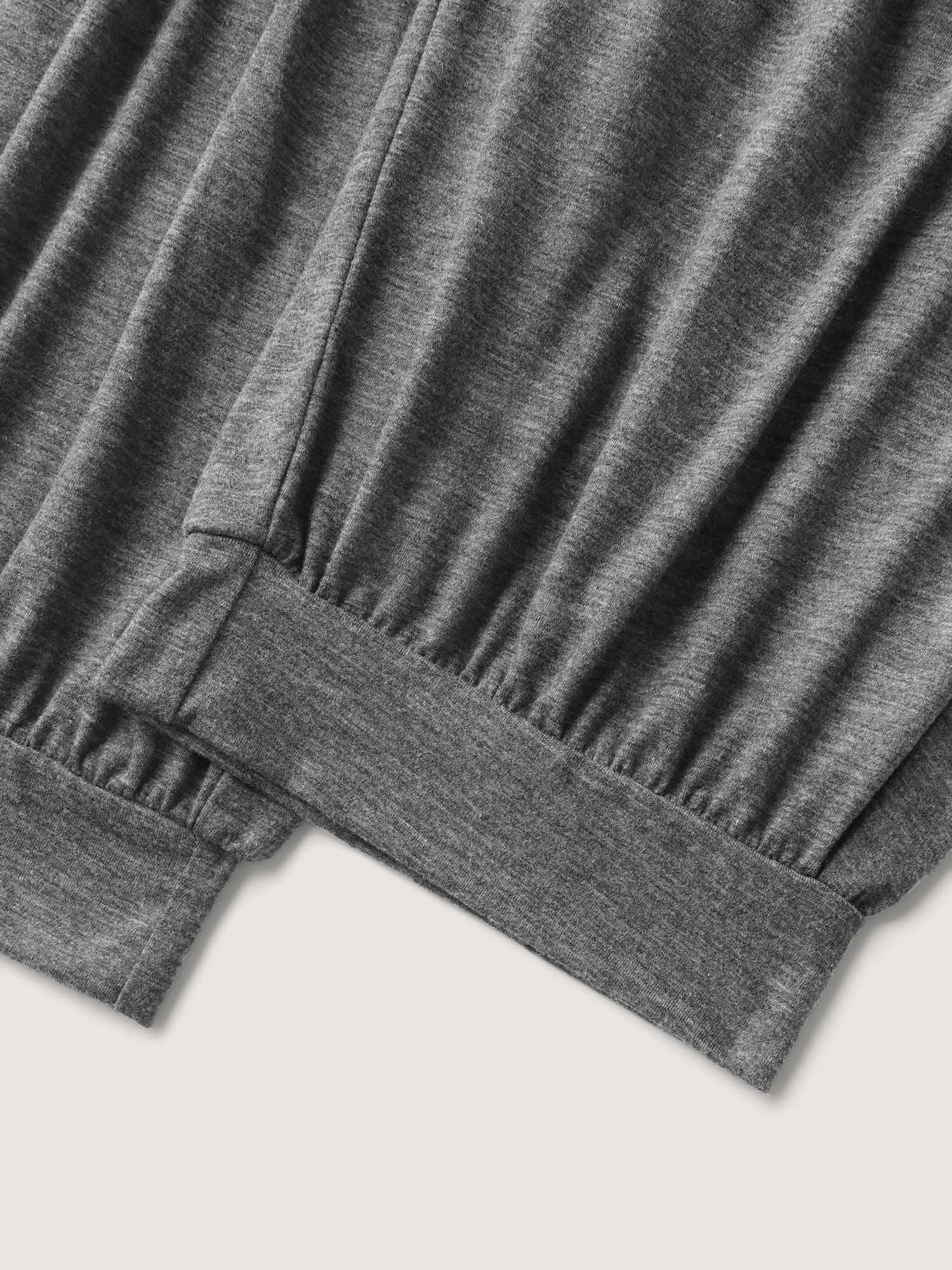 Stretchy Waist Cuffed Lounge Bottoms - Image 6
