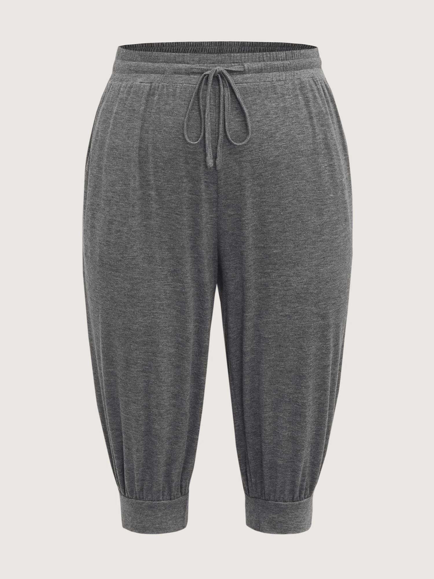 Stretchy Waist Cuffed Lounge Bottoms - Image 7