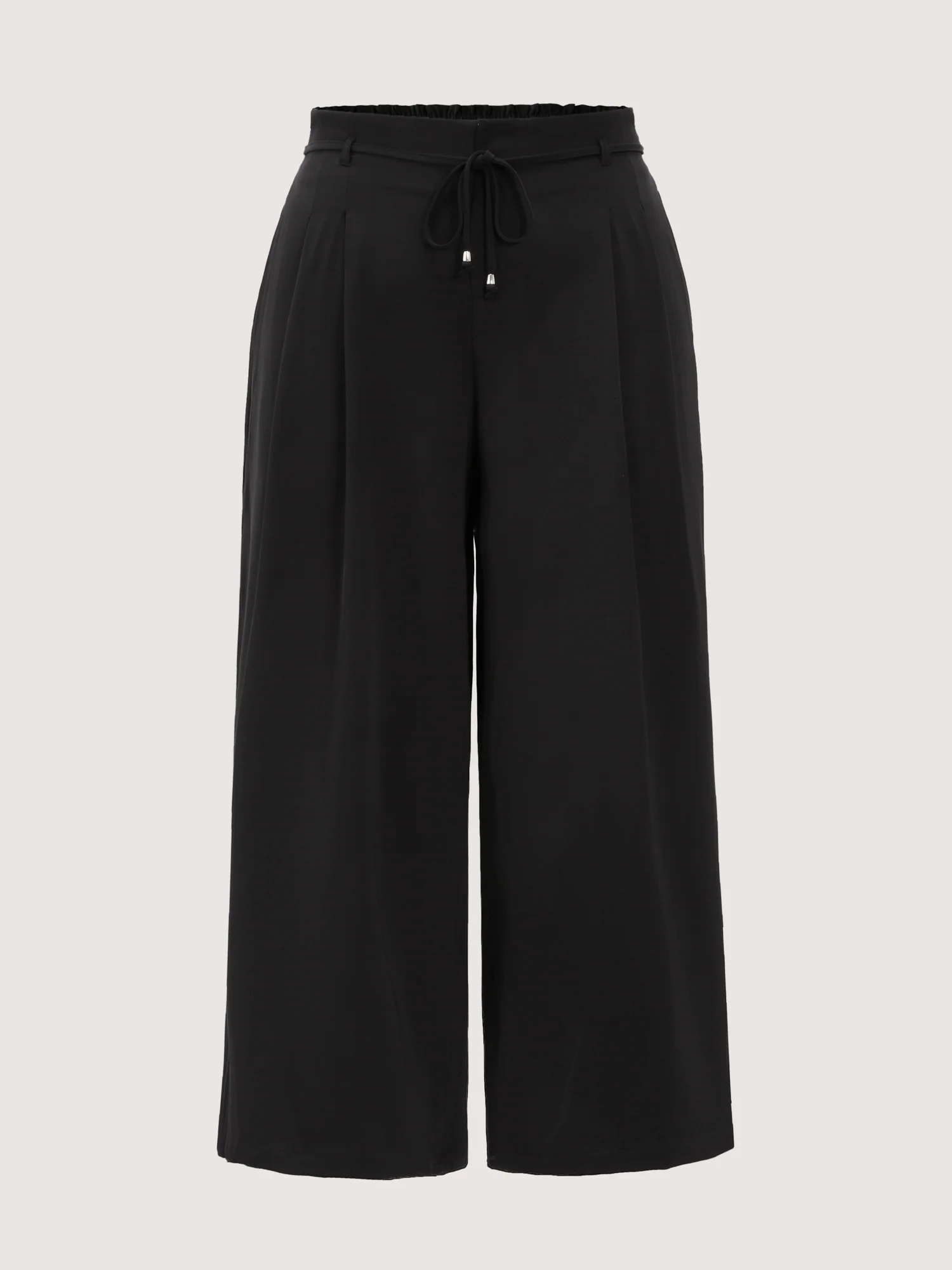 Stretchy Waist Drawstring Pockets Pants - Image 8