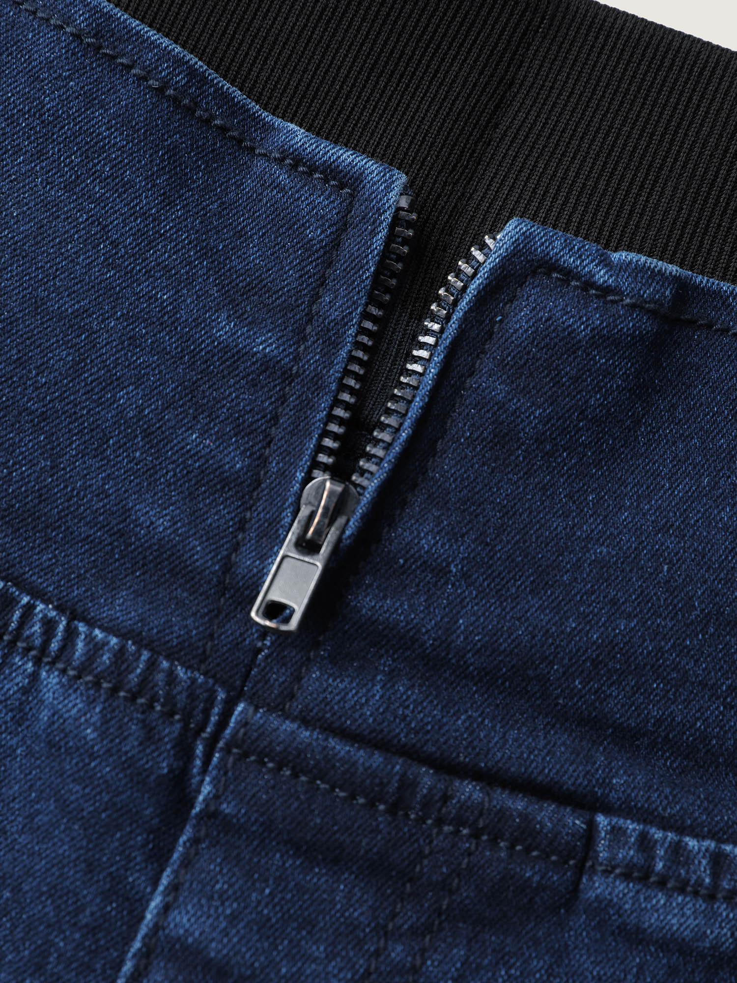 Stretchy Waist Flared Hem Jeans - Image 7