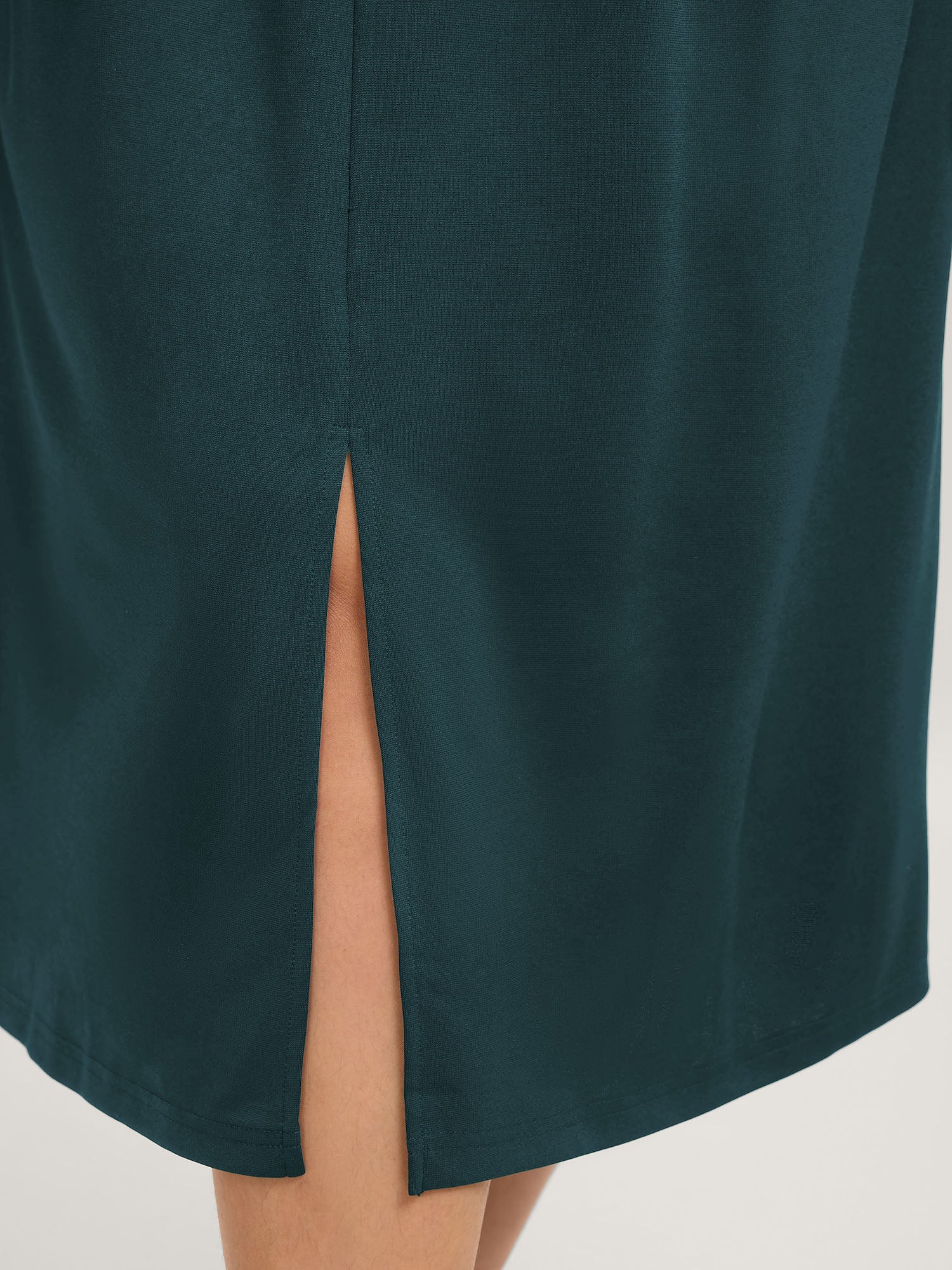 Stretchy Waist Pleated Midi Dress - Image 17