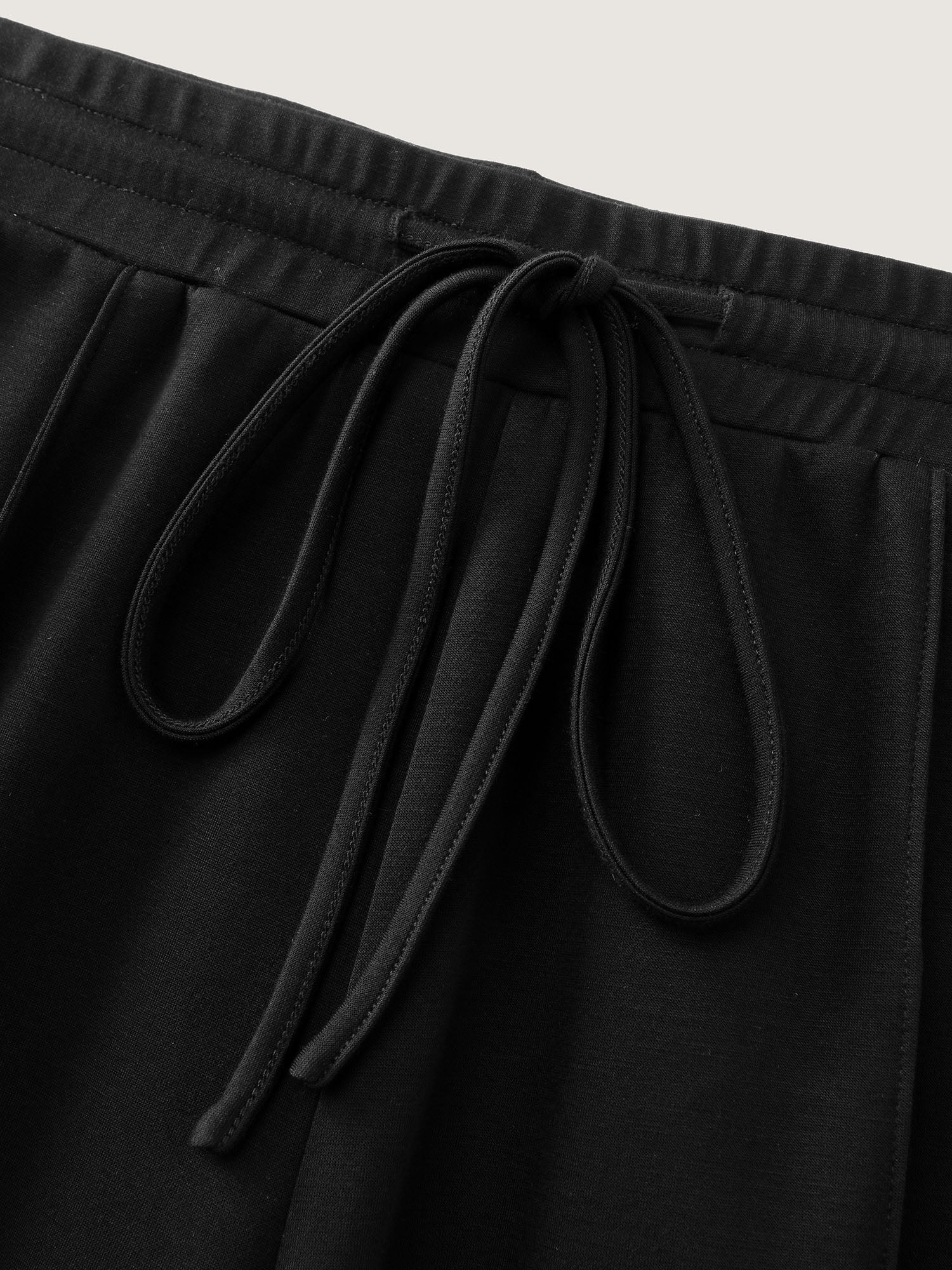 Stretchy Waist Pockets Drawstring Pants - Image 7