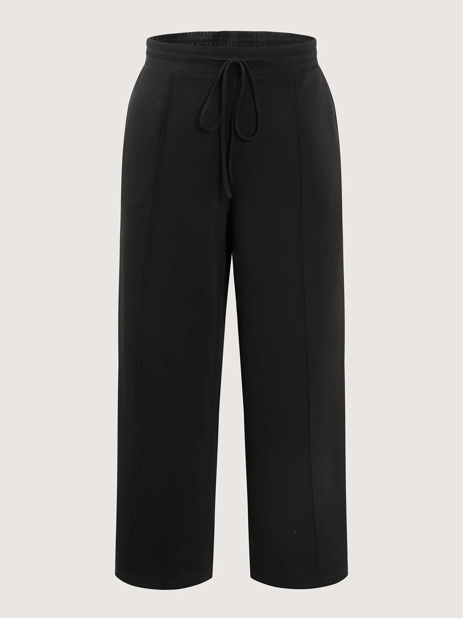 Stretchy Waist Pockets Drawstring Pants - Image 8