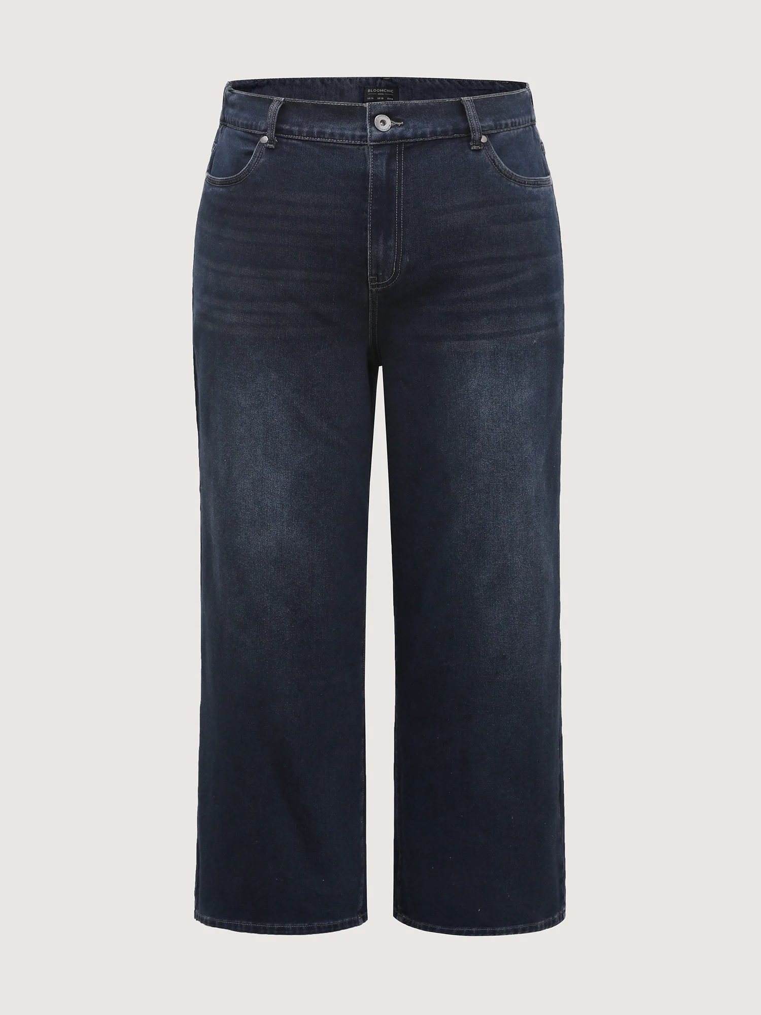 Pull-On Stretchy-Waist Wide-Leg Jeans - Image 13