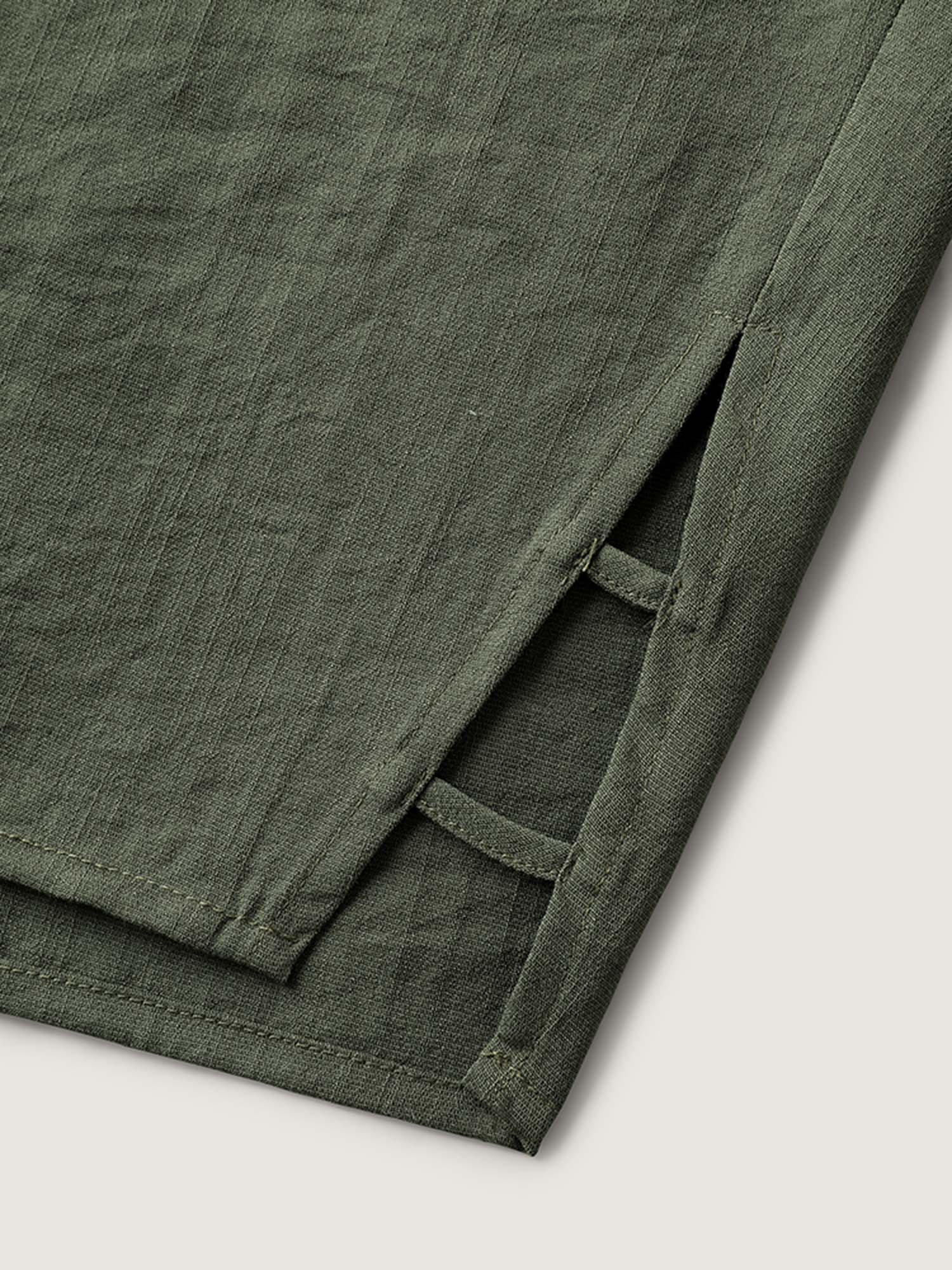Stretchy Waist Straight-Leg Capri Pants - Image 7