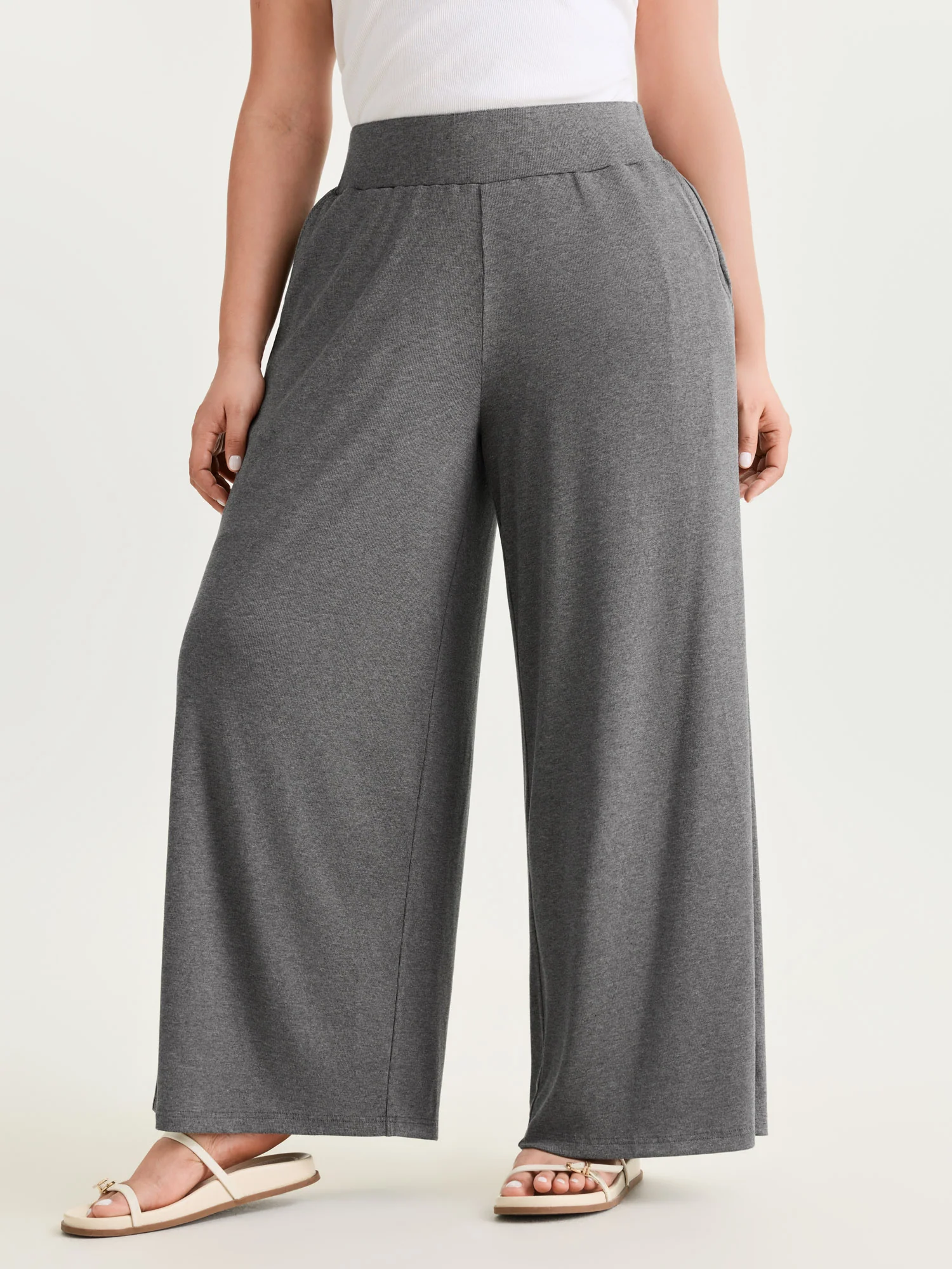 Stretchy Waist Straight-Leg Pants - Image 10