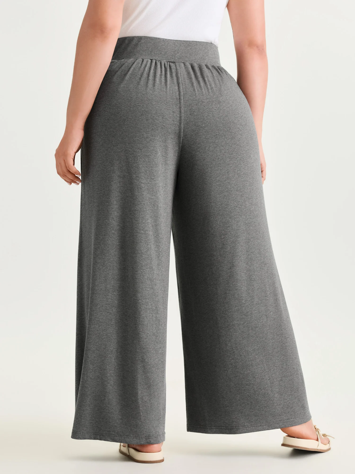 Stretchy Waist Straight-Leg Pants - Image 13