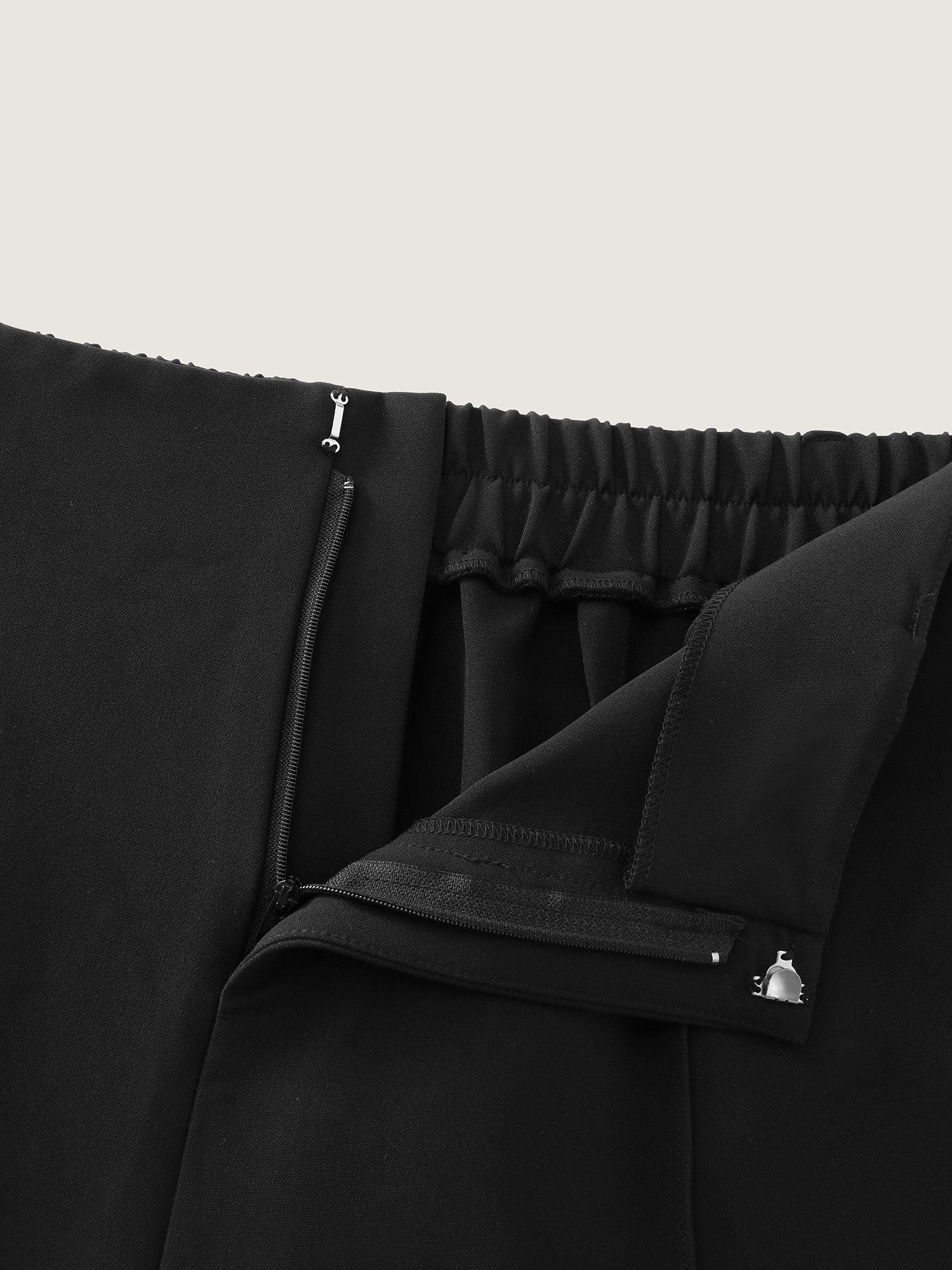 Stretchy Waist Straight Leg Pants - Image 6