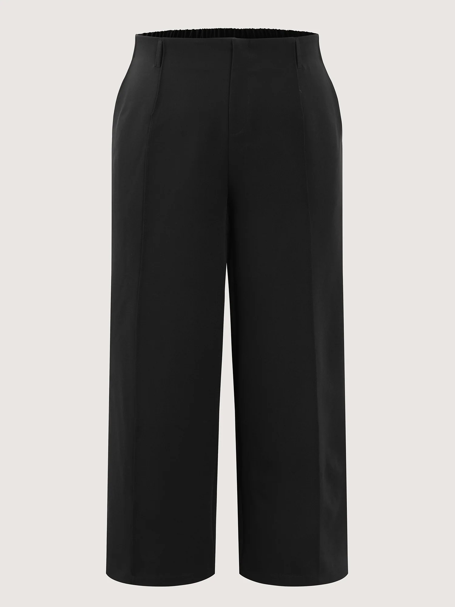 Stretchy Waist Straight Leg Pants - Image 8
