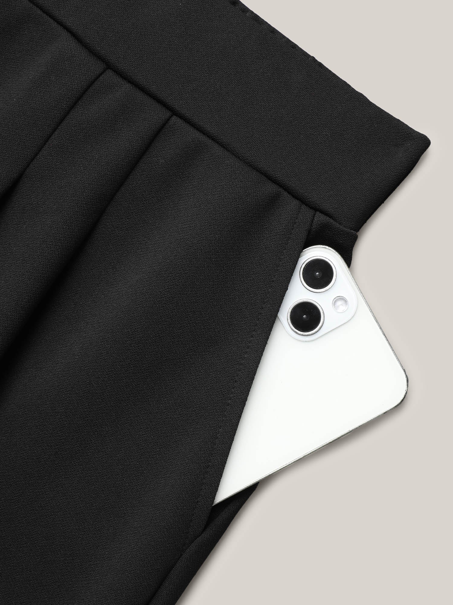Stretchy-Waist Straight Leg Pants - Image 8