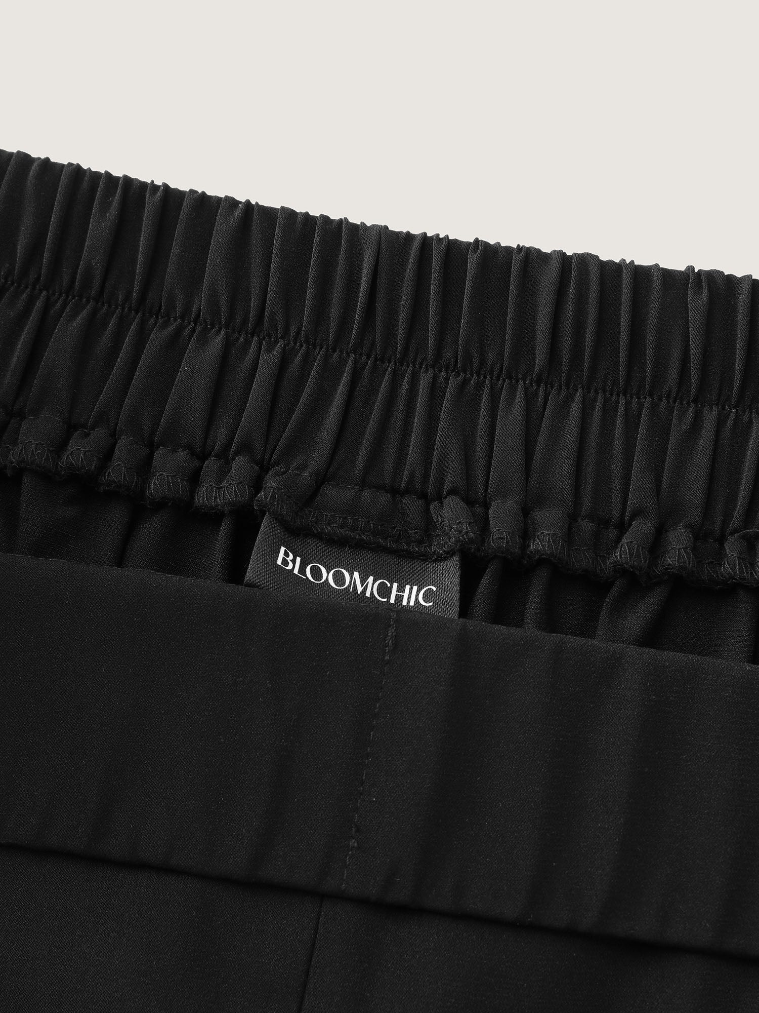 Stretchy Waist Wide-Leg Pants - Image 6
