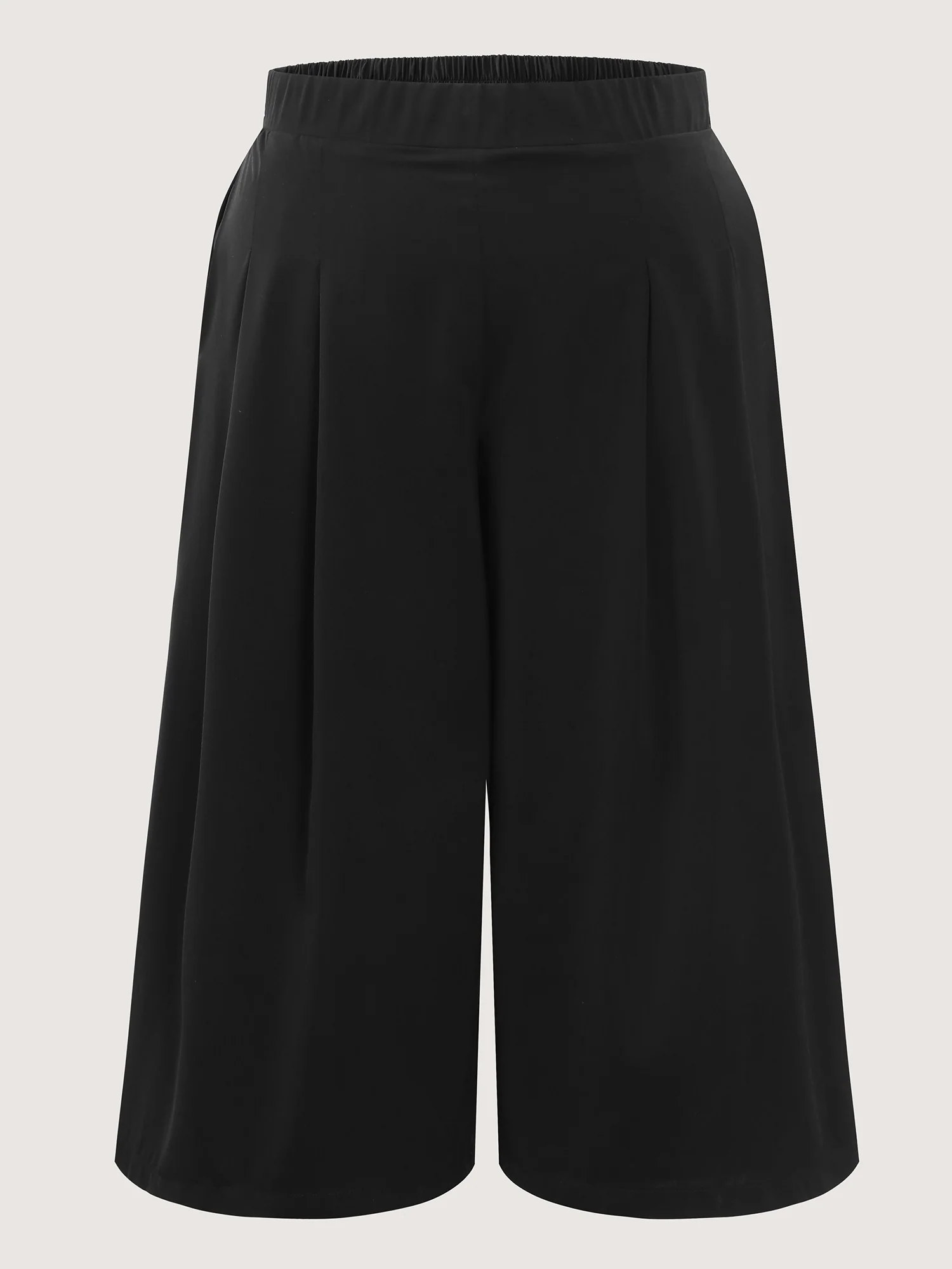 Stretchy Waist Wide-Leg Pants - Image 9