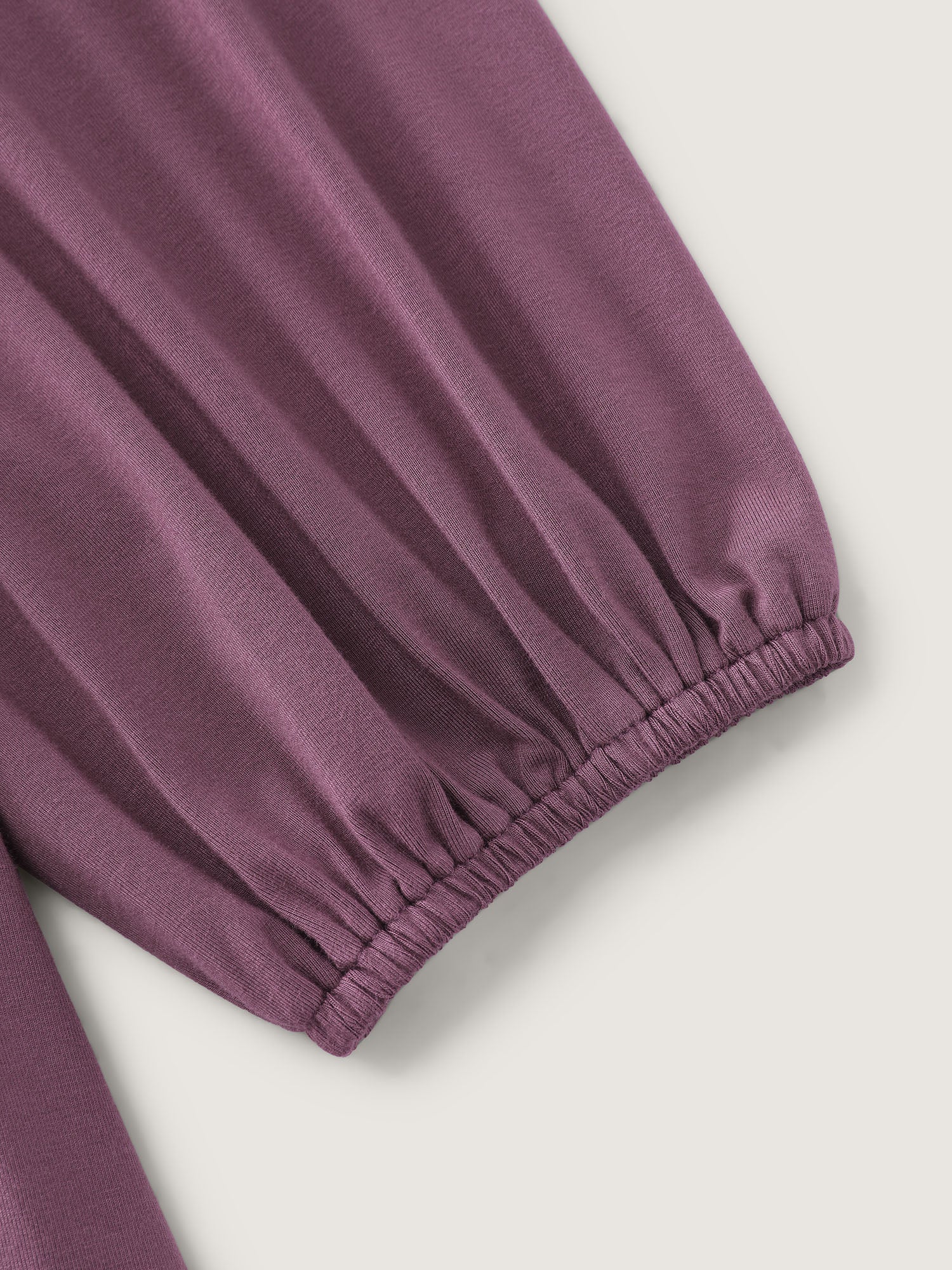 Stretchy Waistband Tie-Front Ruffled Knit Top - Image 6