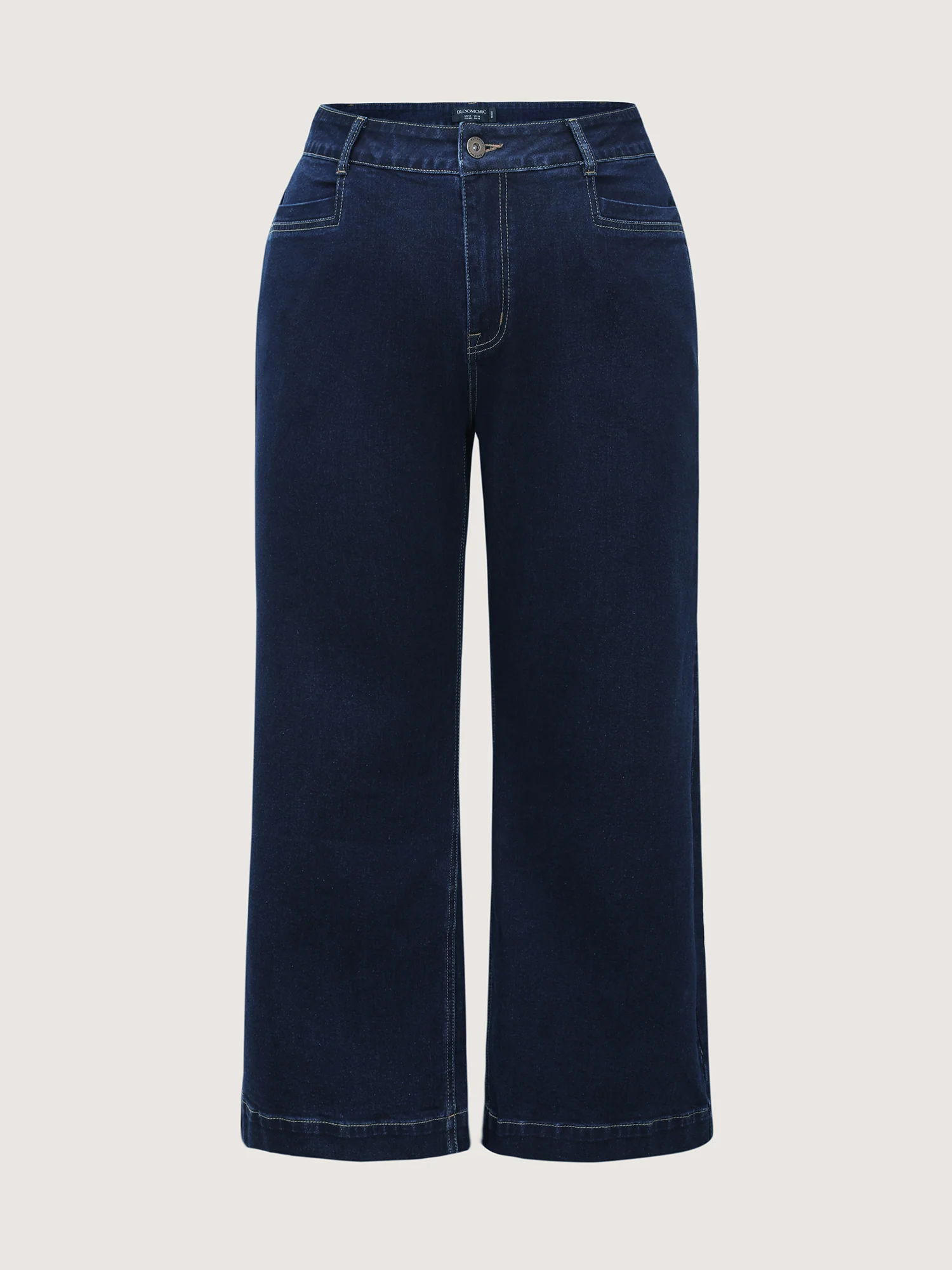 Stretchy Wide-Leg Pocket Jeans - Image 8