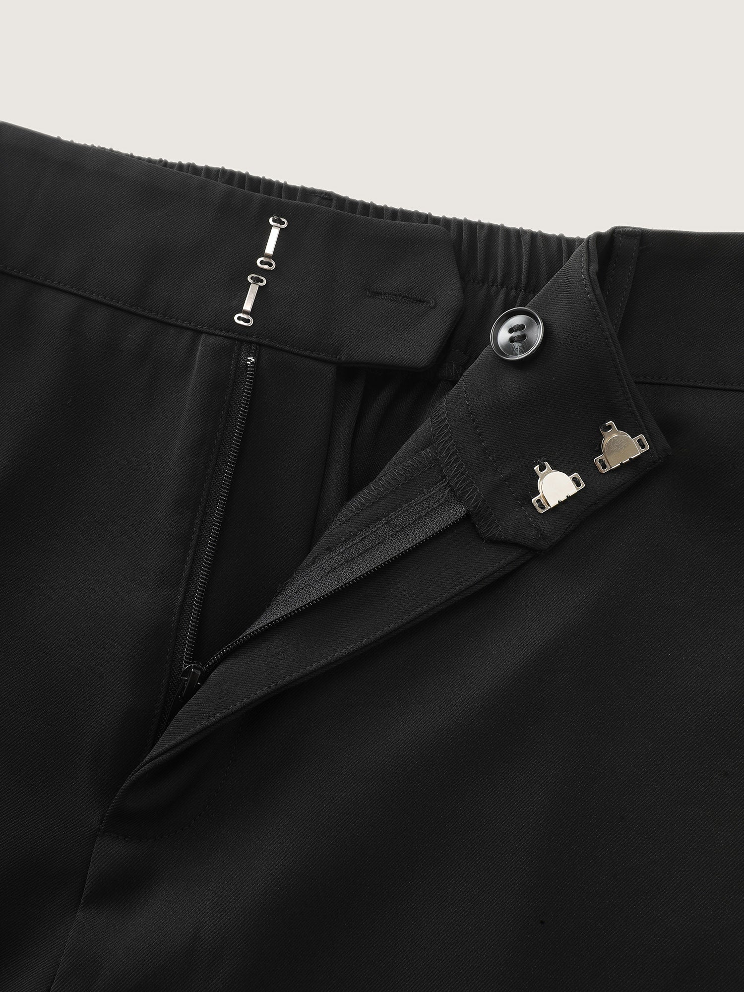 Stretchy Wide Waistband Wide-Leg Pants - Image 6