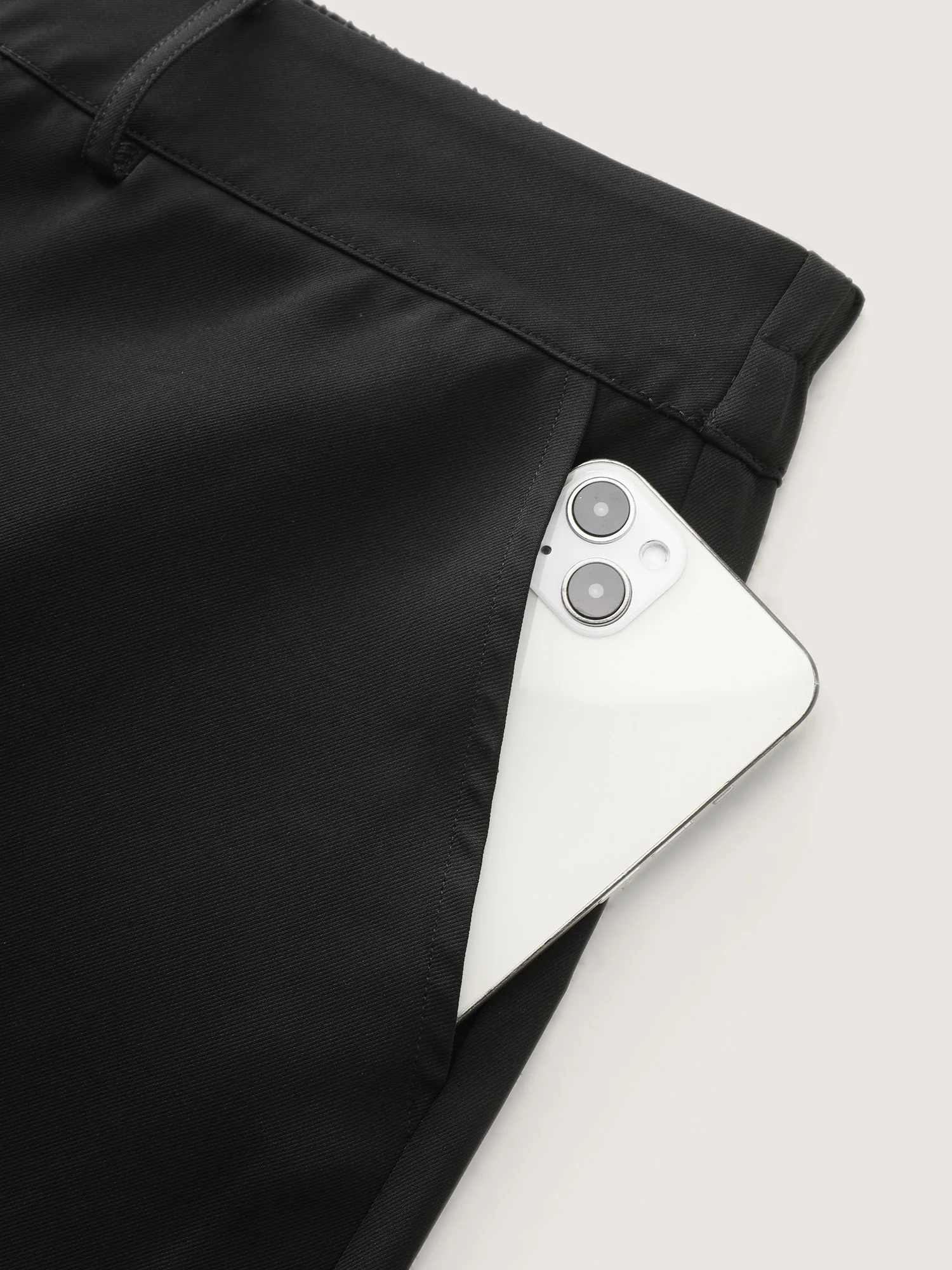 Stretchy Wide Waistband Wide-Leg Pants - Image 7