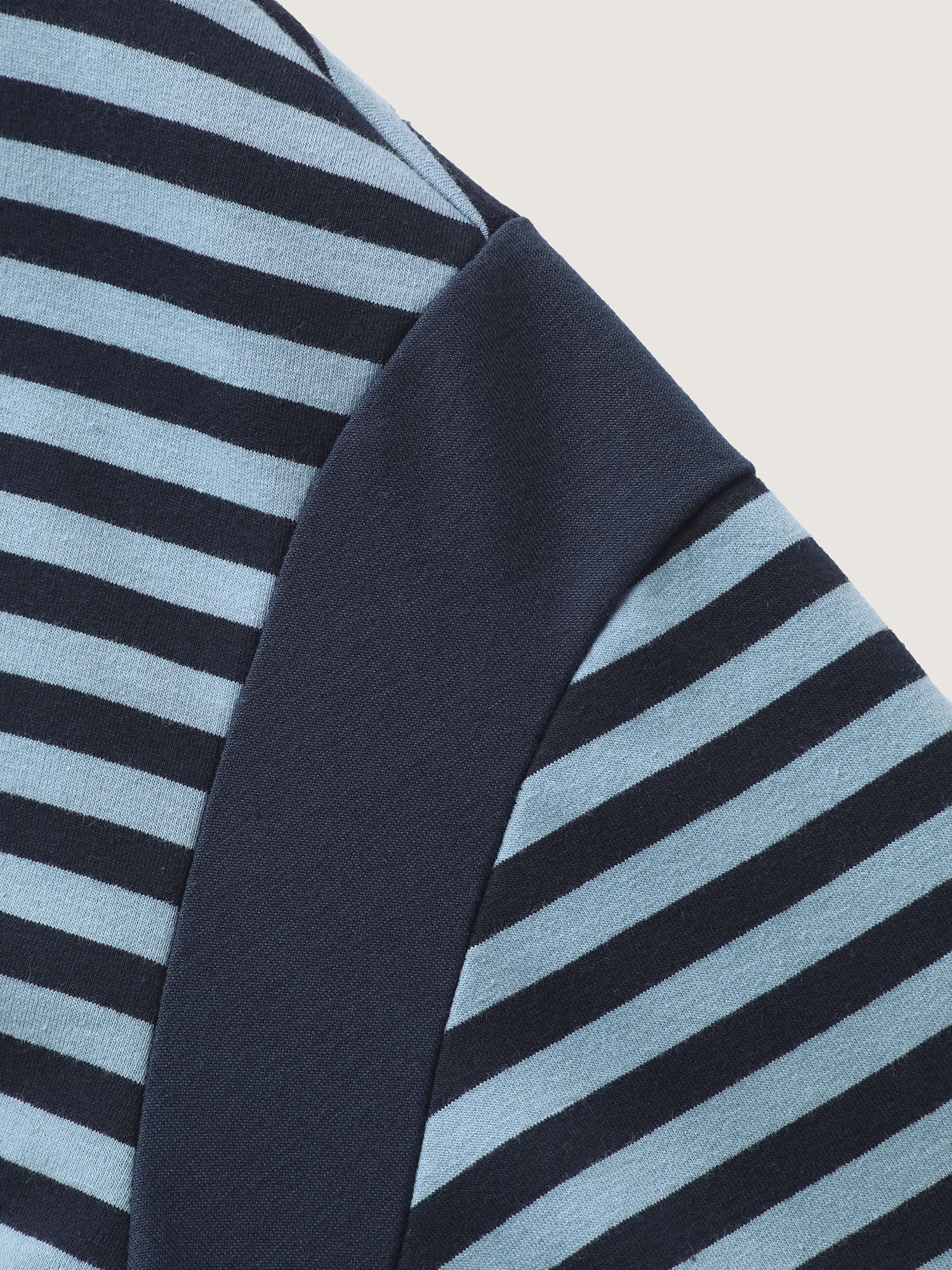 Stripe Print Color Contrast Sweatshirt - Image 6