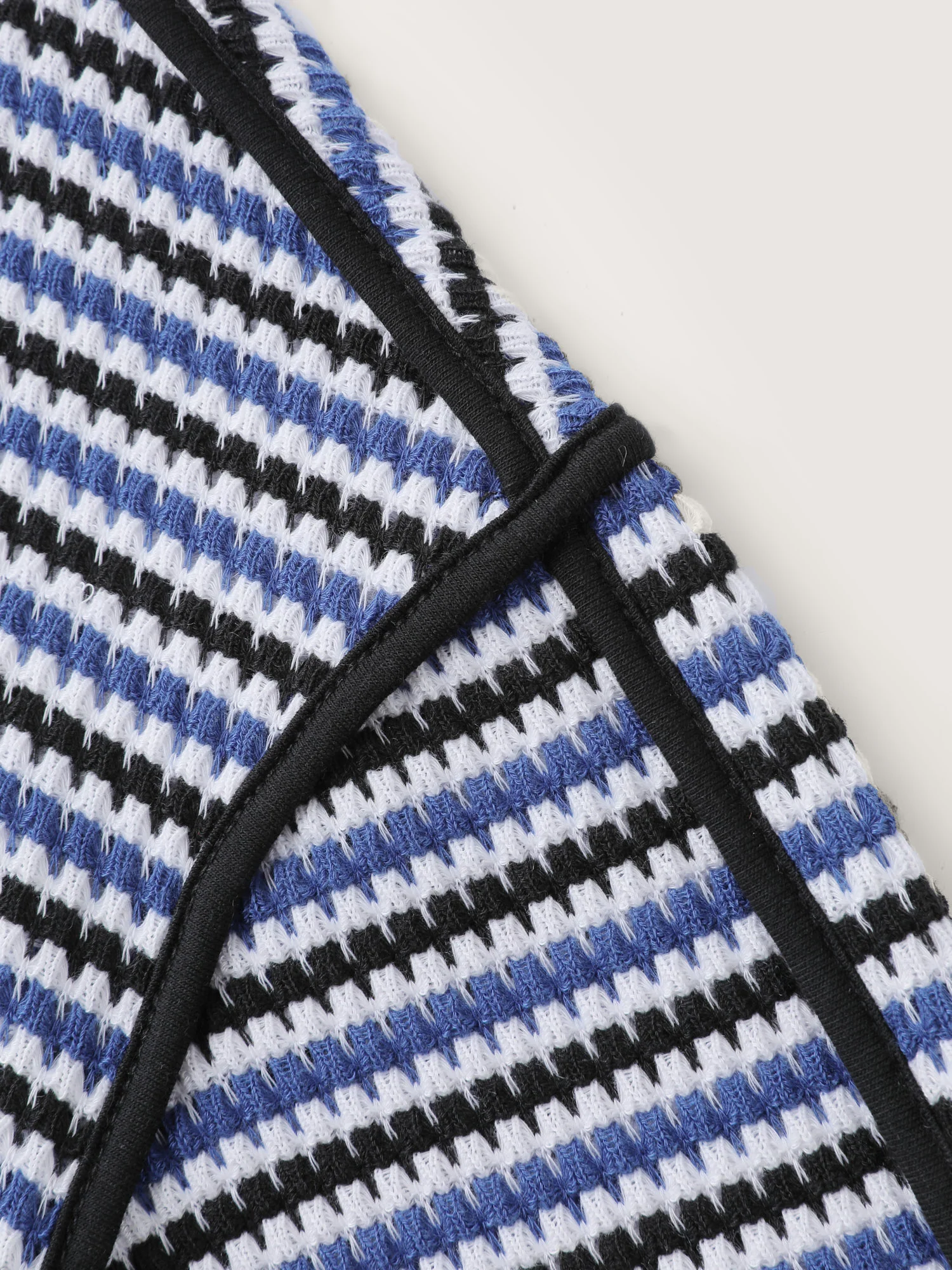 Stripe Print Contrast Edge Drop Shoulder Sweatshirt - Image 6