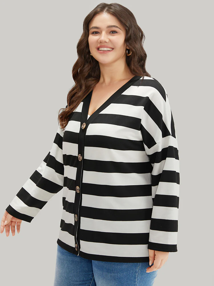 Halloween Striped Button Through Jacket - Image 4