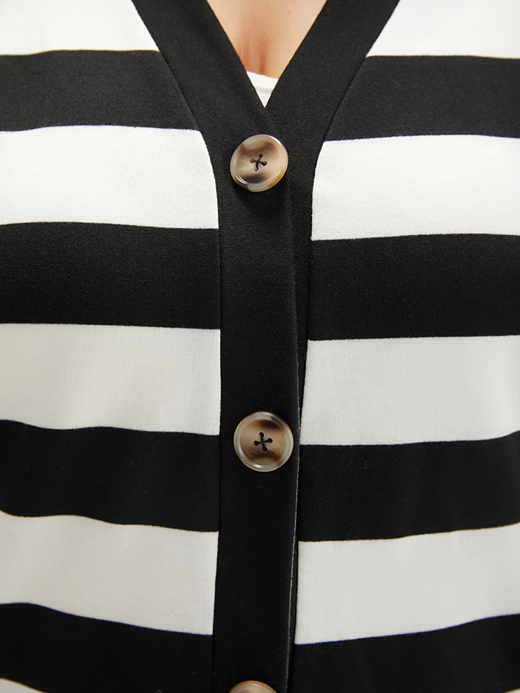 Halloween Striped Button Through Jacket - Image 7