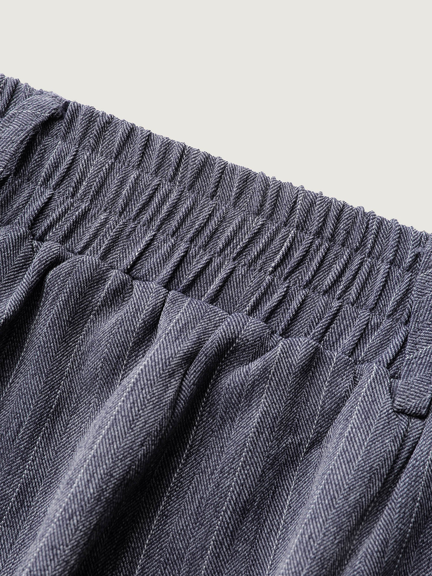 Striped Button Wide-Leg Pants - Image 8