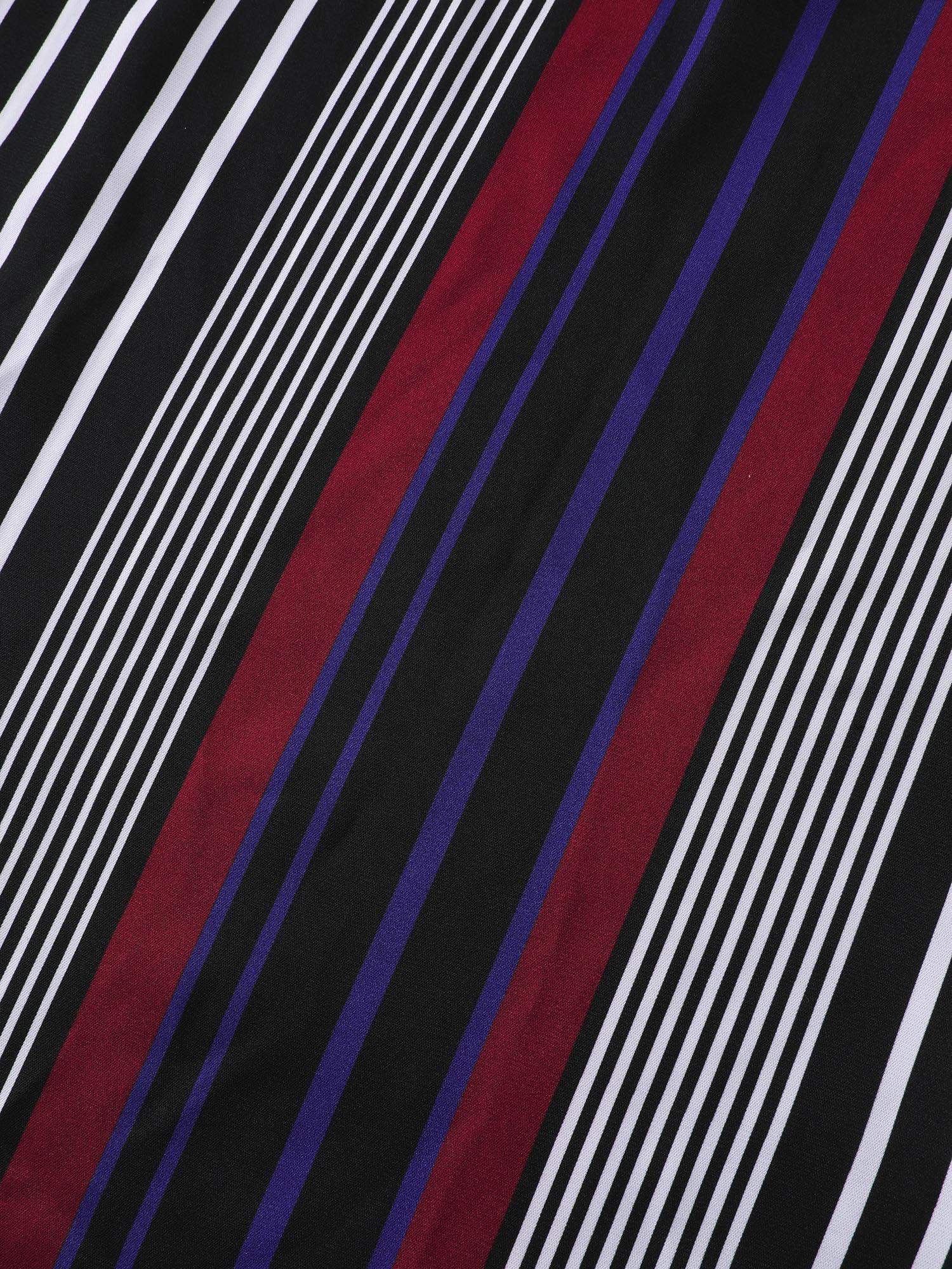 Striped Color Contrast Sleeveless Top - Image 6