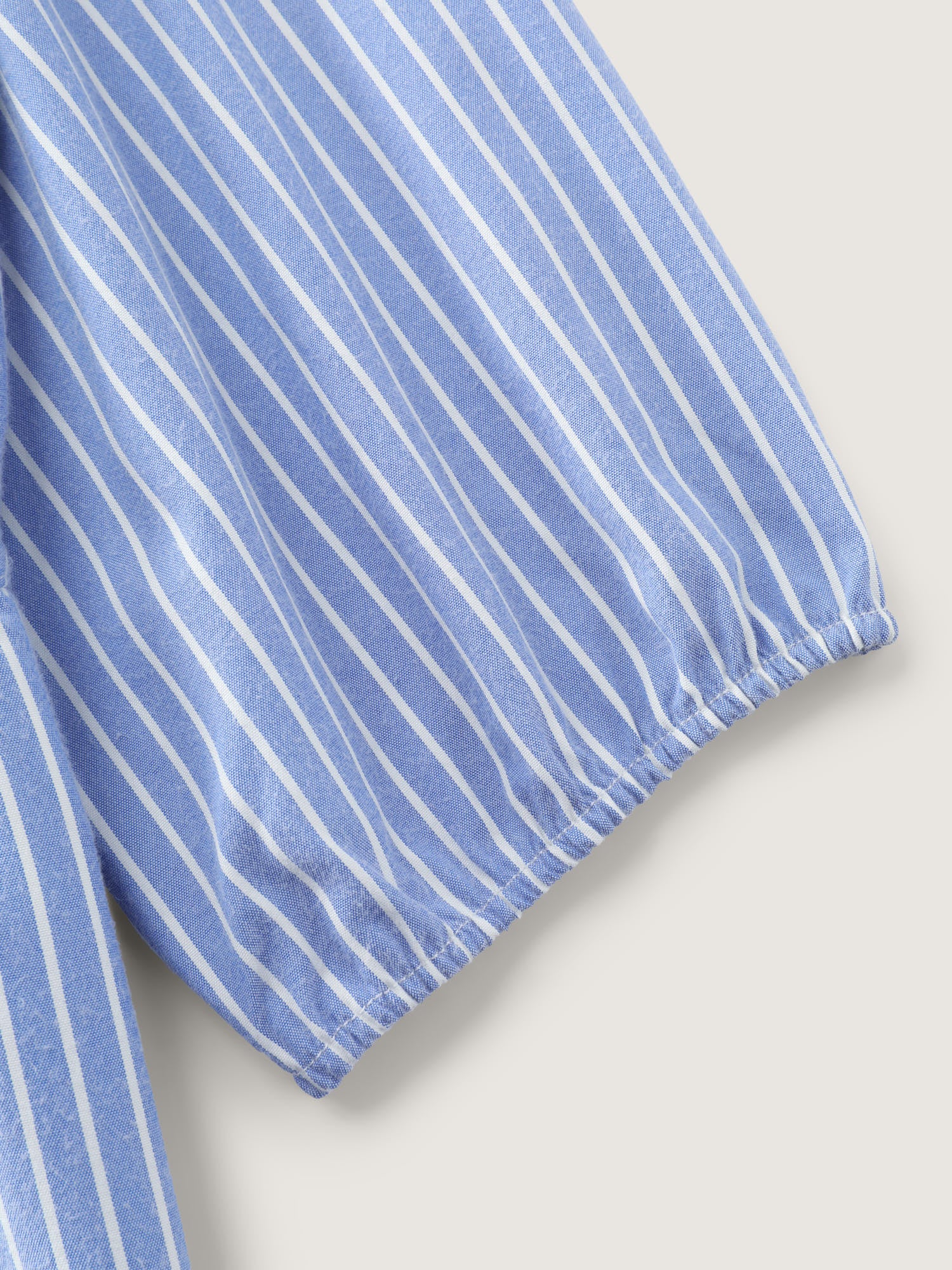 Striped Neck-Tie Tiered Midi Dress - Image 6