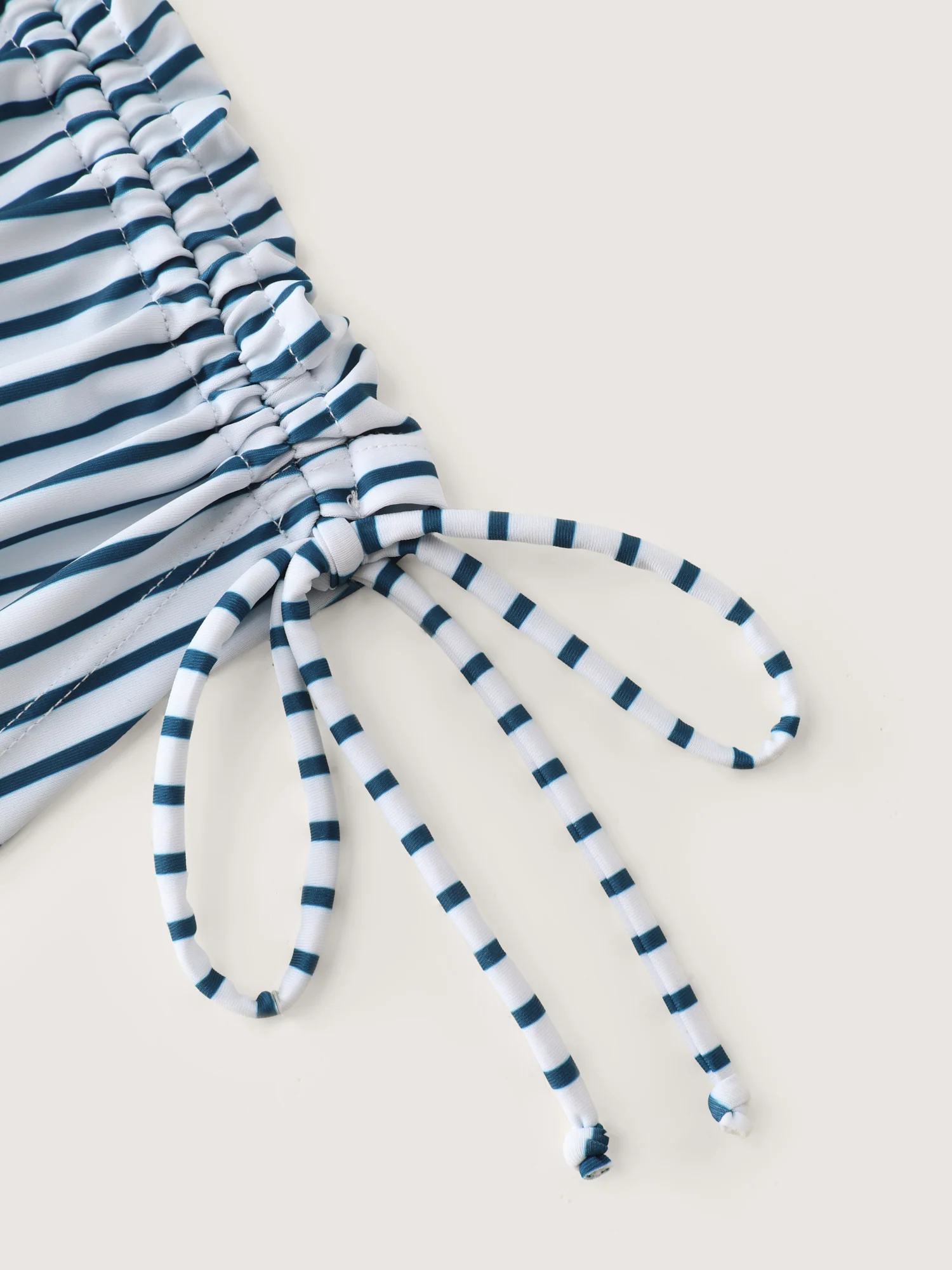 Striped Print UPF 50+ Protection Swim Top - Image 5