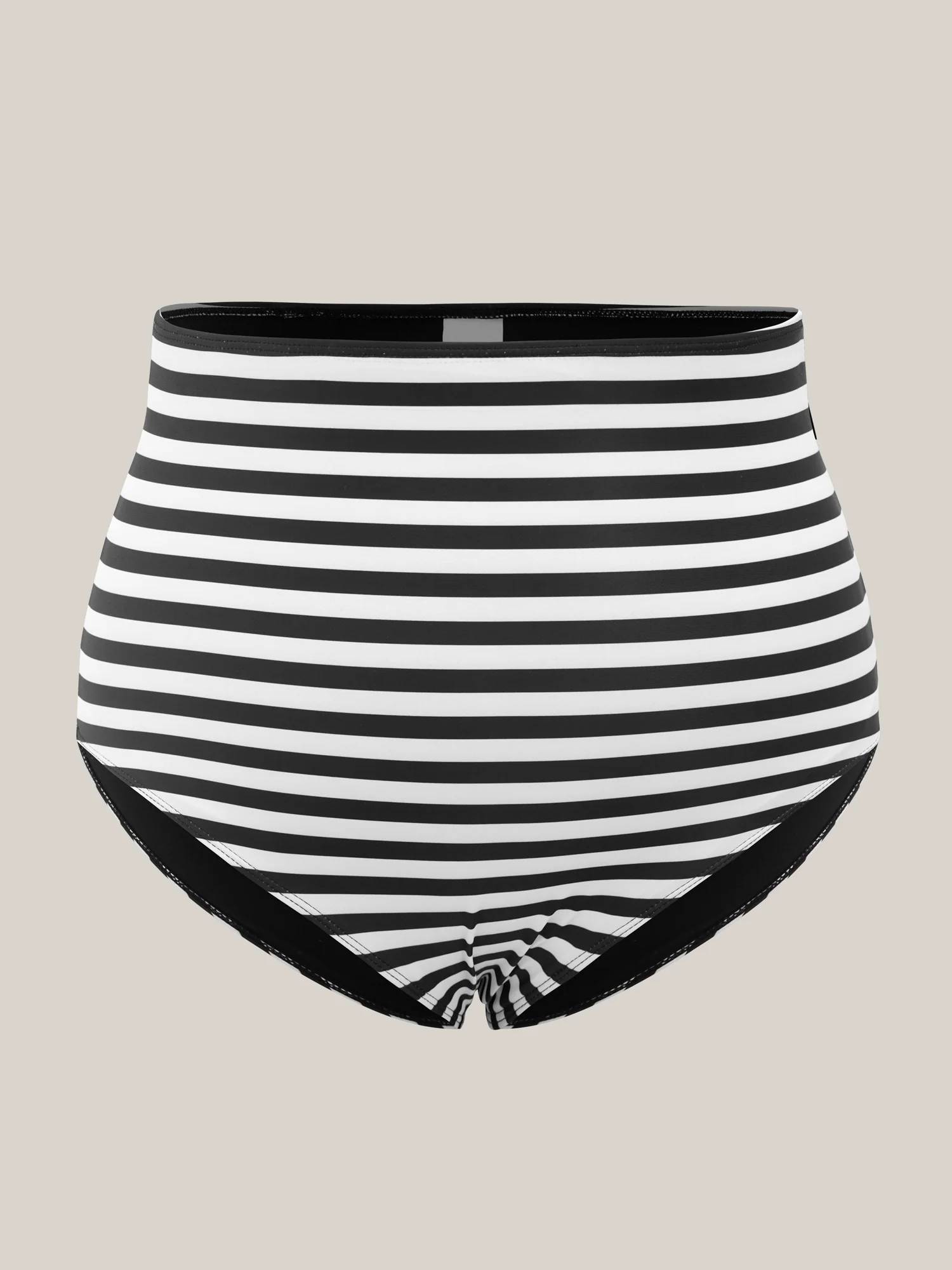 Stripes Patchwork Tie Knot Cross Straps Swim Dress - Image 7