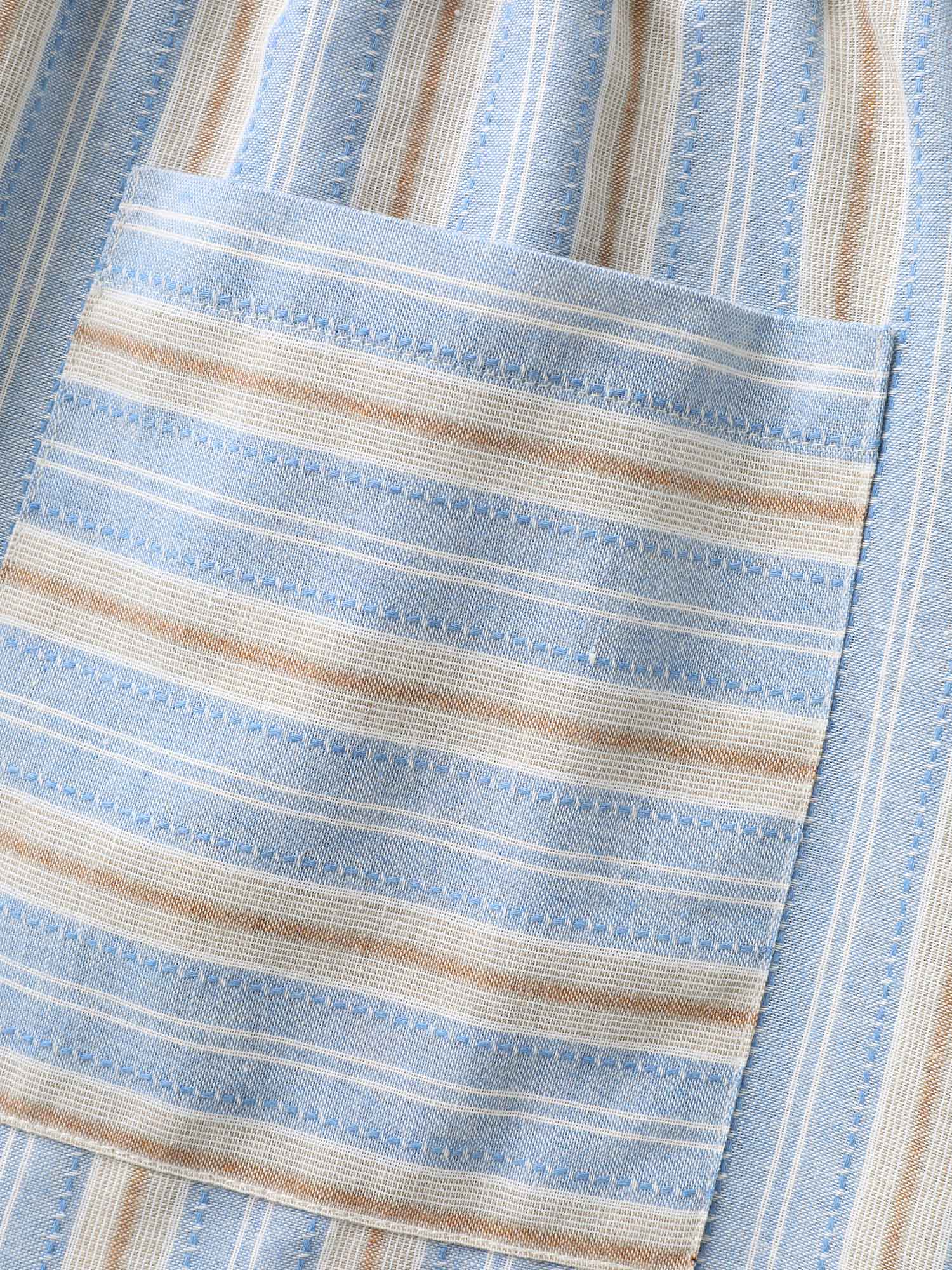 Stripes Pockets Wide-Leg Pants - Image 6