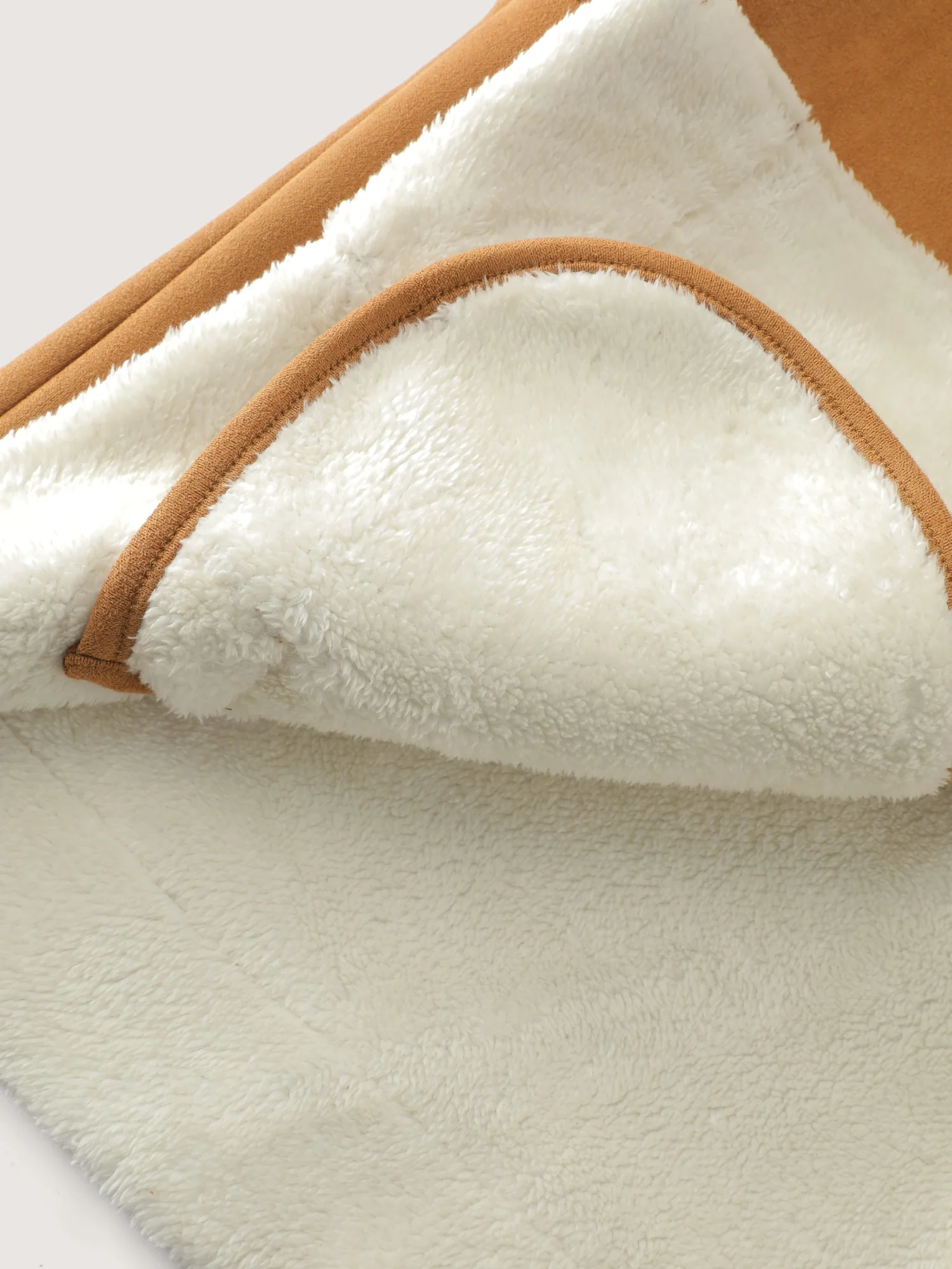 Suede Fluffy Zipper Hooded Vest Coat - Image 9