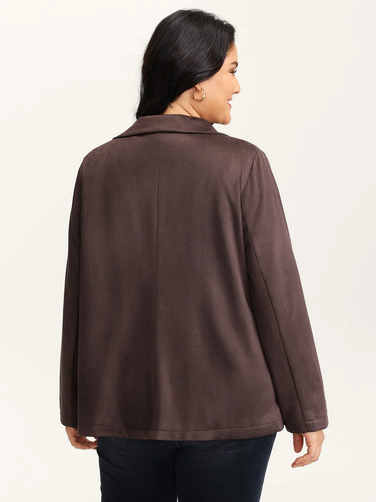 Suede Lined Button-Down Jacket - Image 4