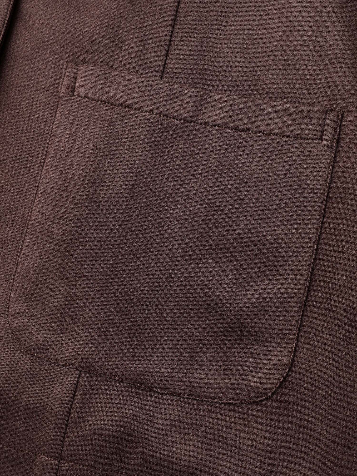 Suede Lined Button-Down Jacket - Image 5