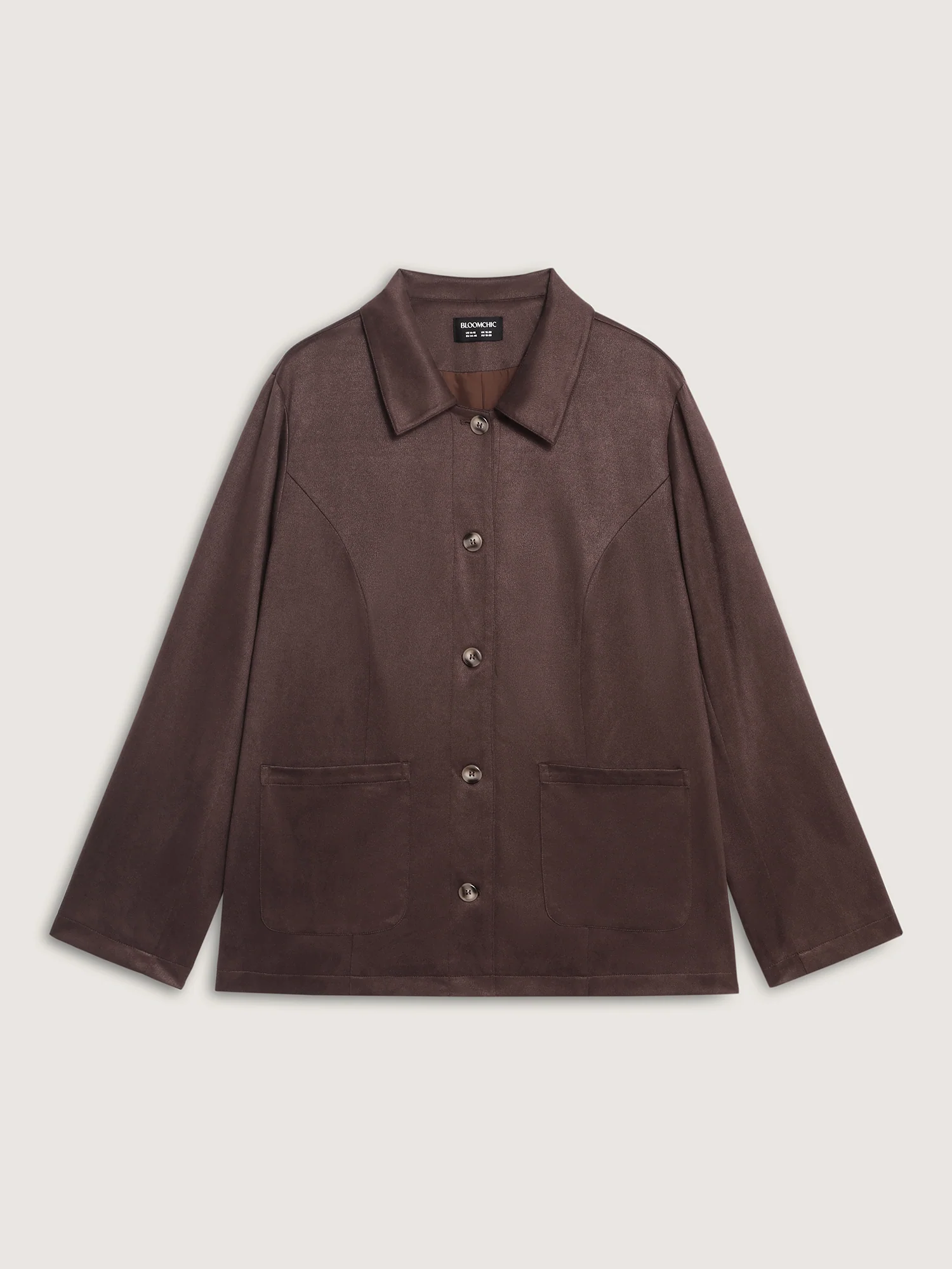 Suede Lined Button-Down Jacket - Image 8