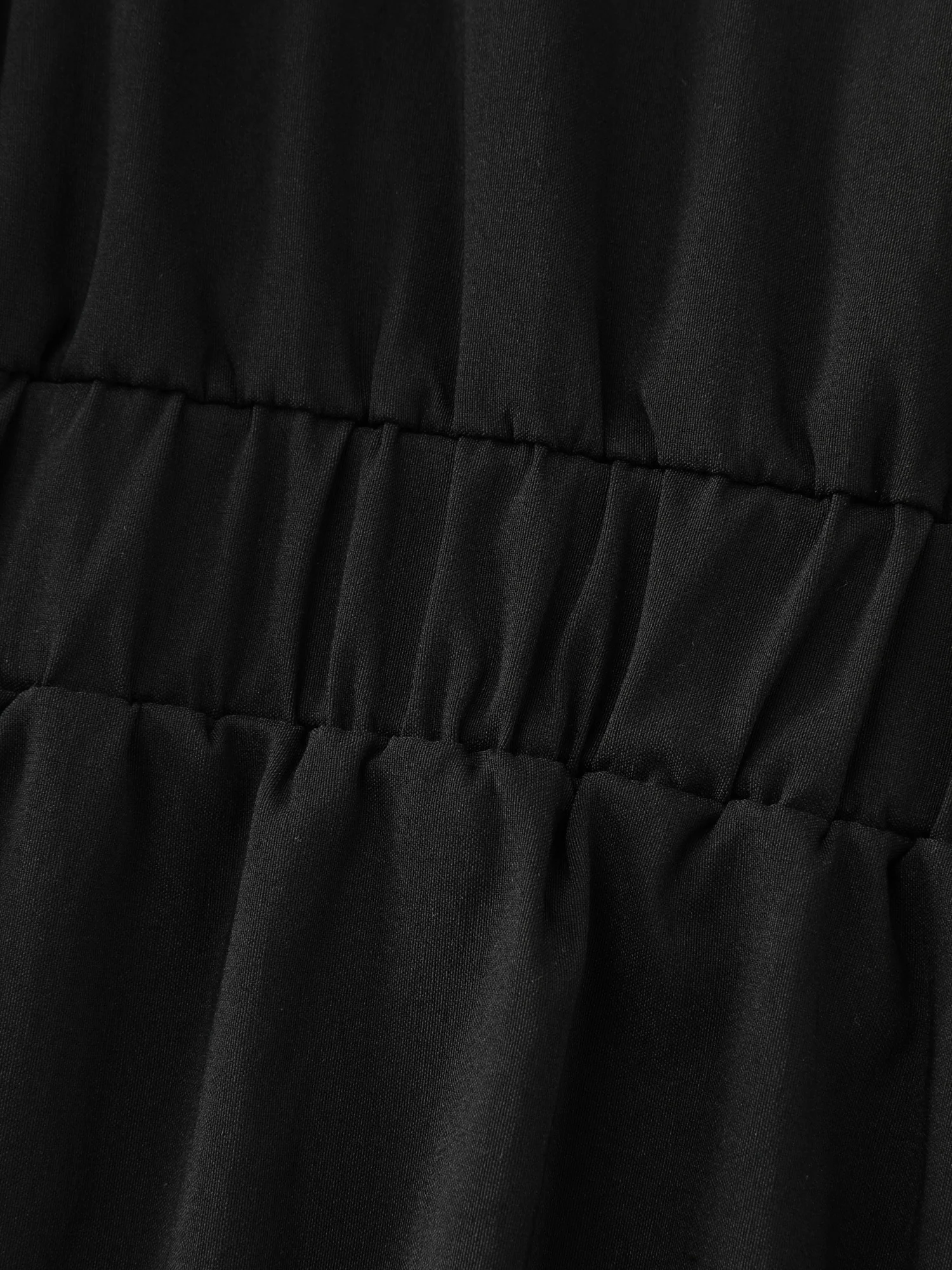 Suit Collar Button Detail Plain Blouse - Image 6