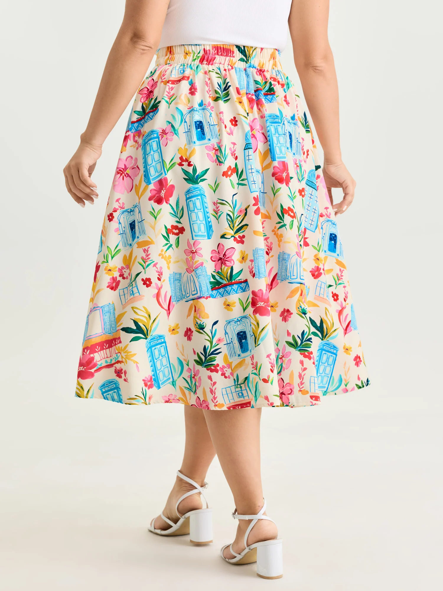 Summer Breeze Pleated Maxi Skirt - Image 5