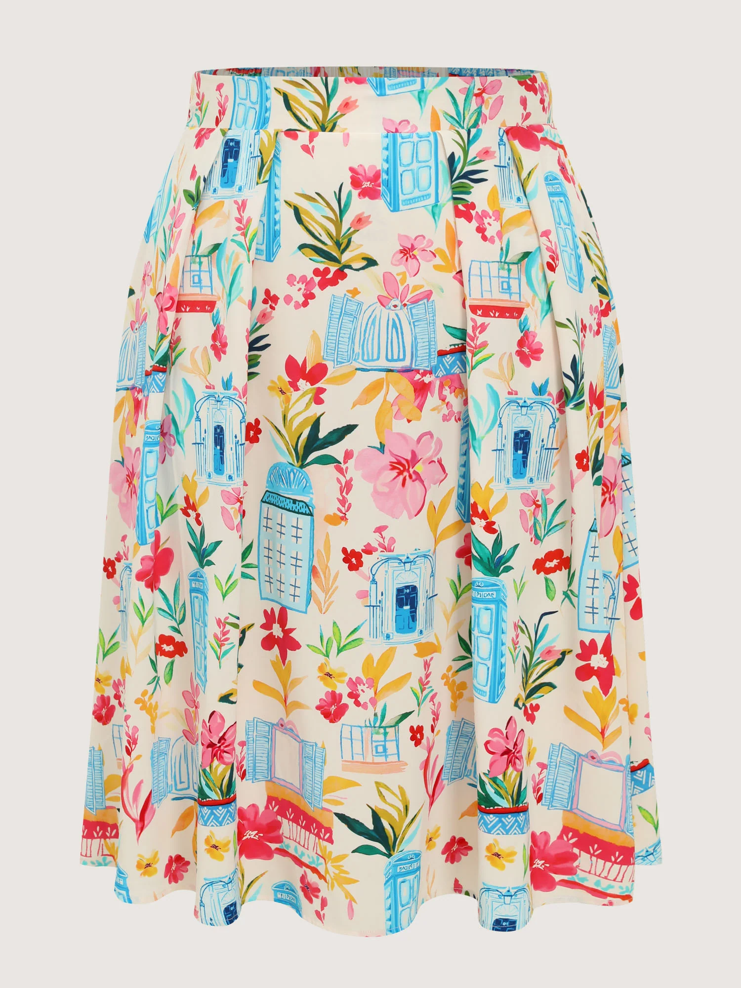 Summer Breeze Pleated Maxi Skirt - Image 8