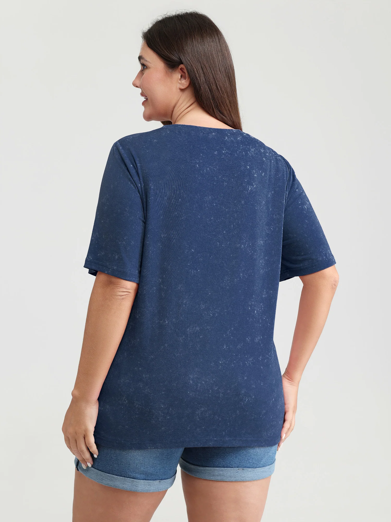 Summer-Ready Print Snowflake Effect T-Shirt - Image 10