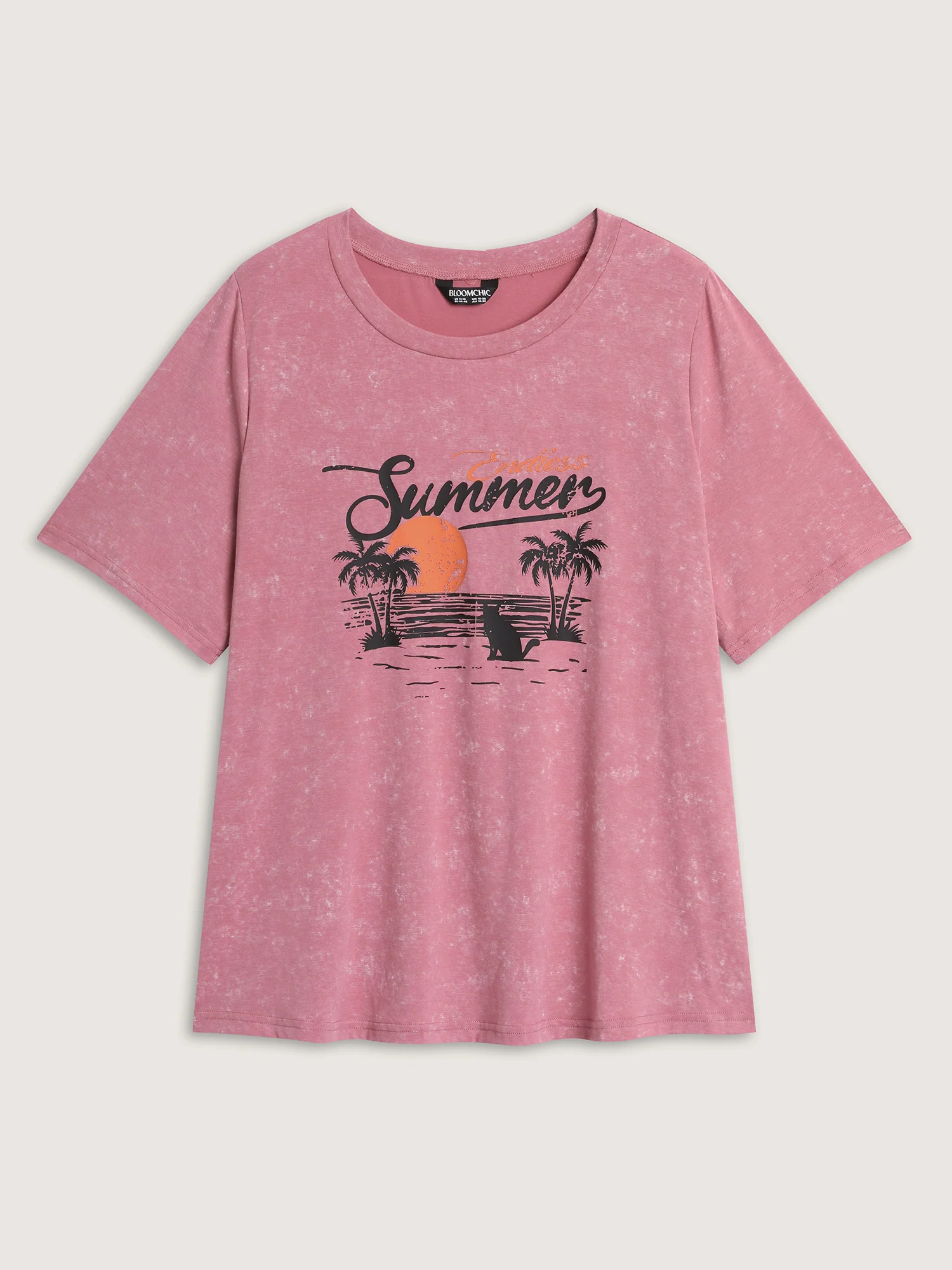 Summer-Ready Print Snowflake Effect T-Shirt - Image 6