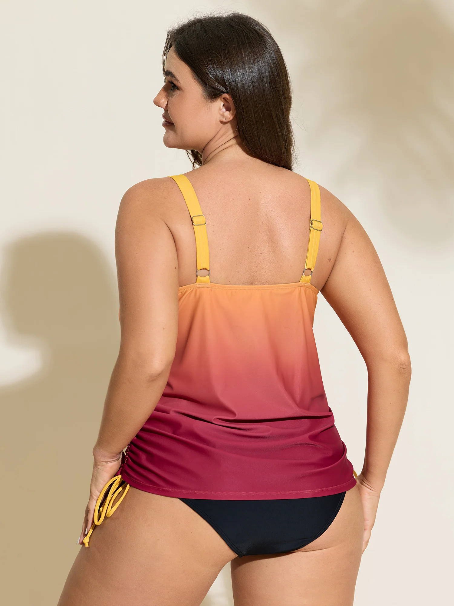 Summer Vibes Ombre Gradient Swim Top - Image 5