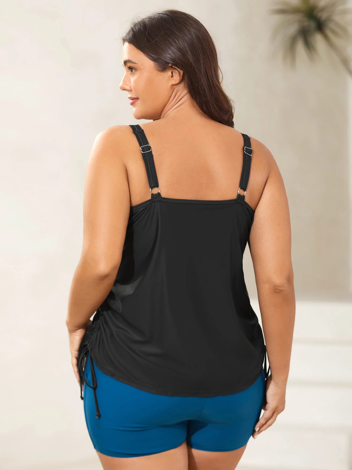 Sun Salt Sand Print Swim Top - Image 4