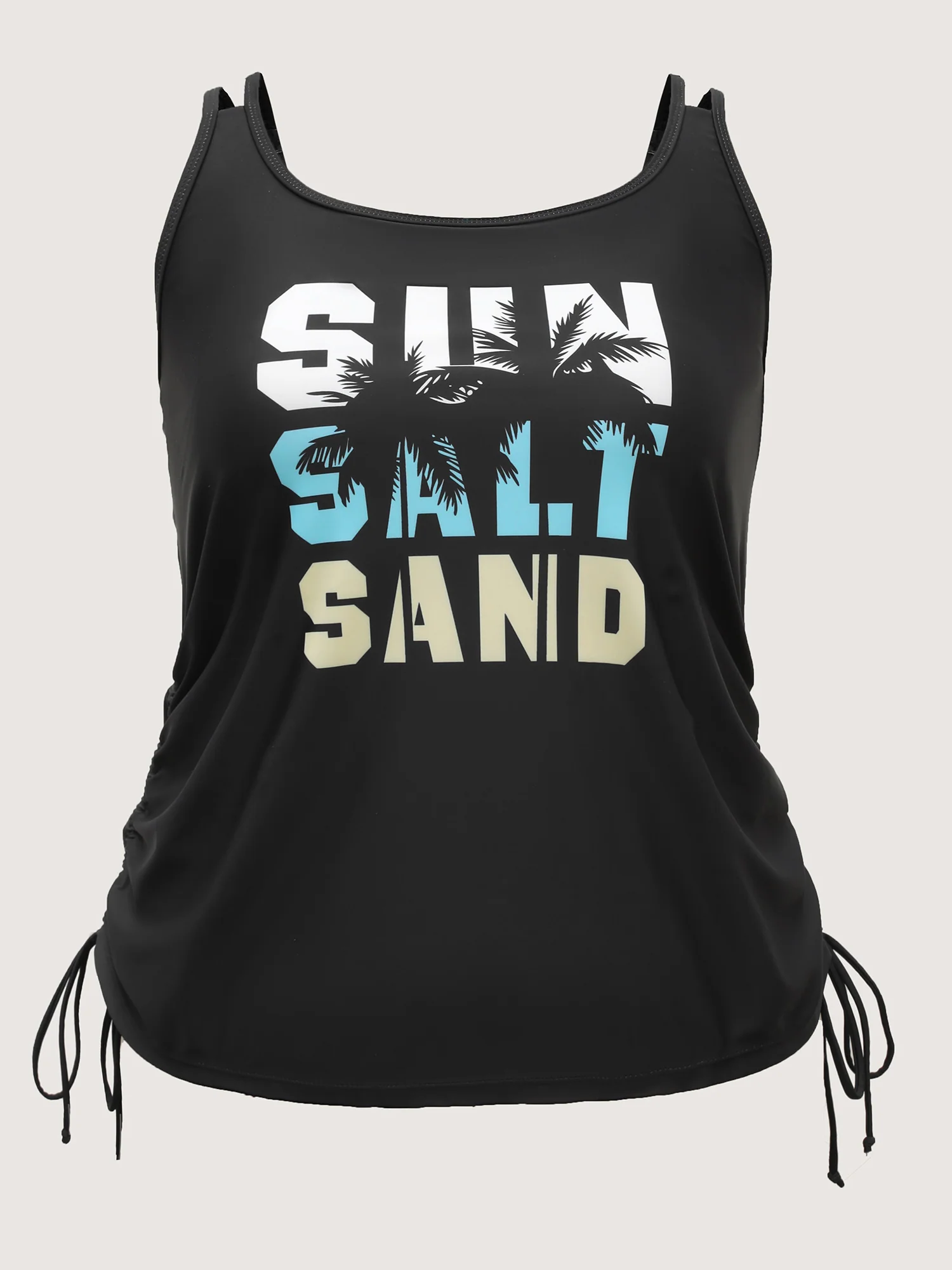 Sun Salt Sand Print Swim Top - Image 7